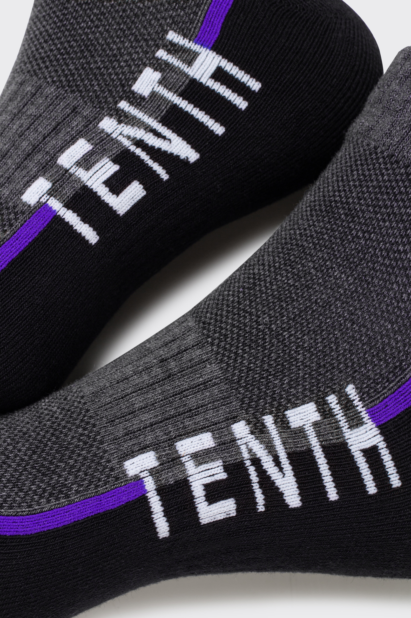 Calcetines Crew Tenth Rayas Mujer Pack De 2