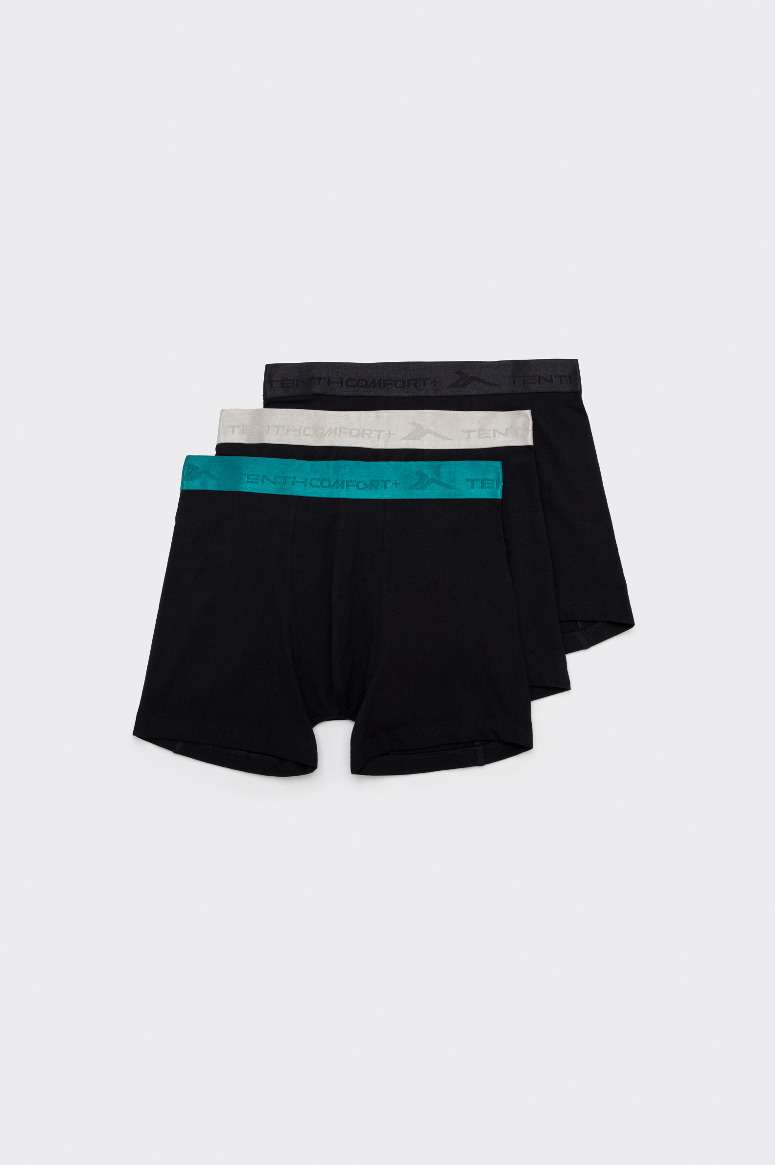 Boxer Essentials Tenth Metallic Hombre Pack De 3