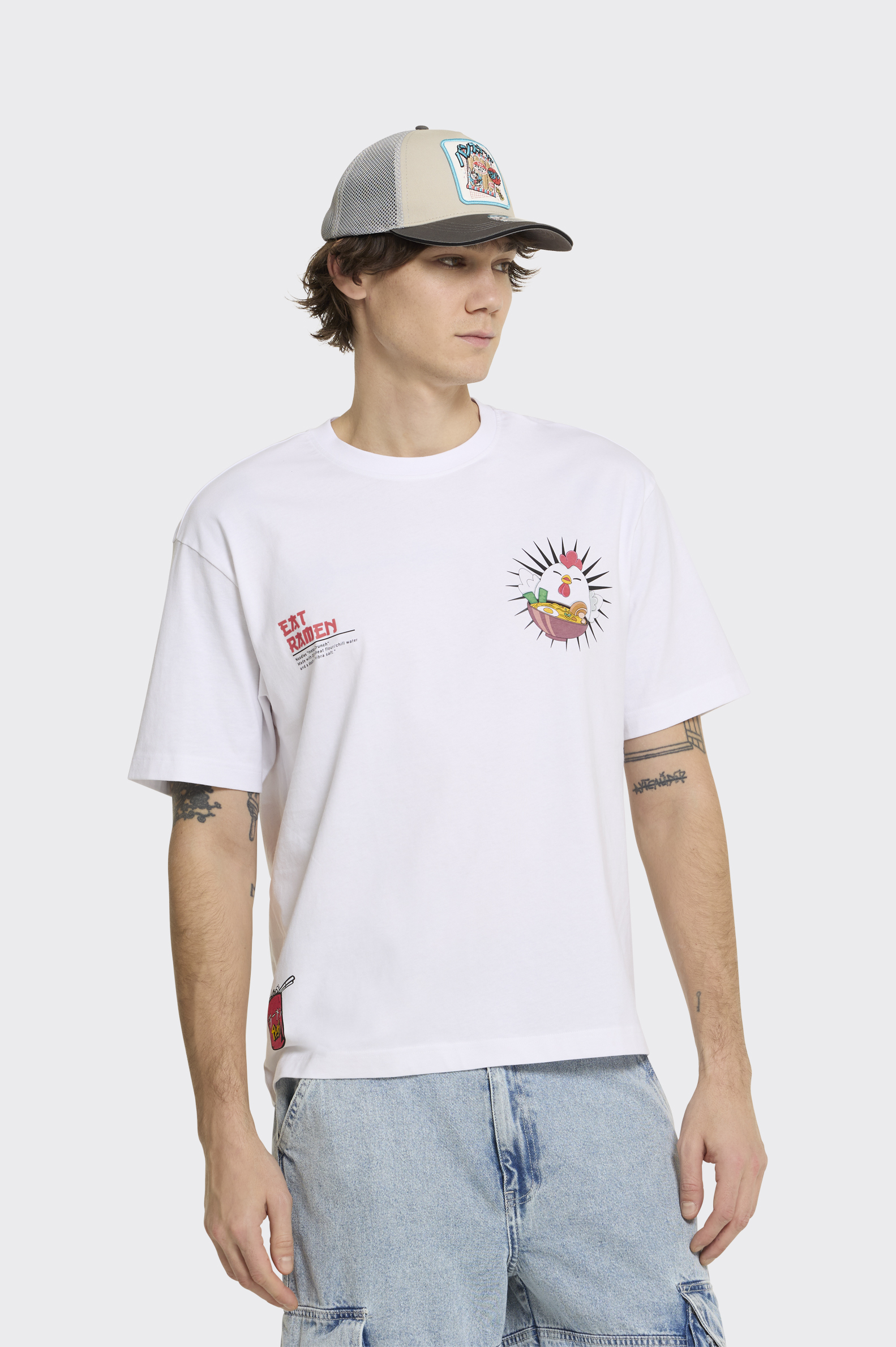 Camiseta Casual Polinesia Japo Food Hombre