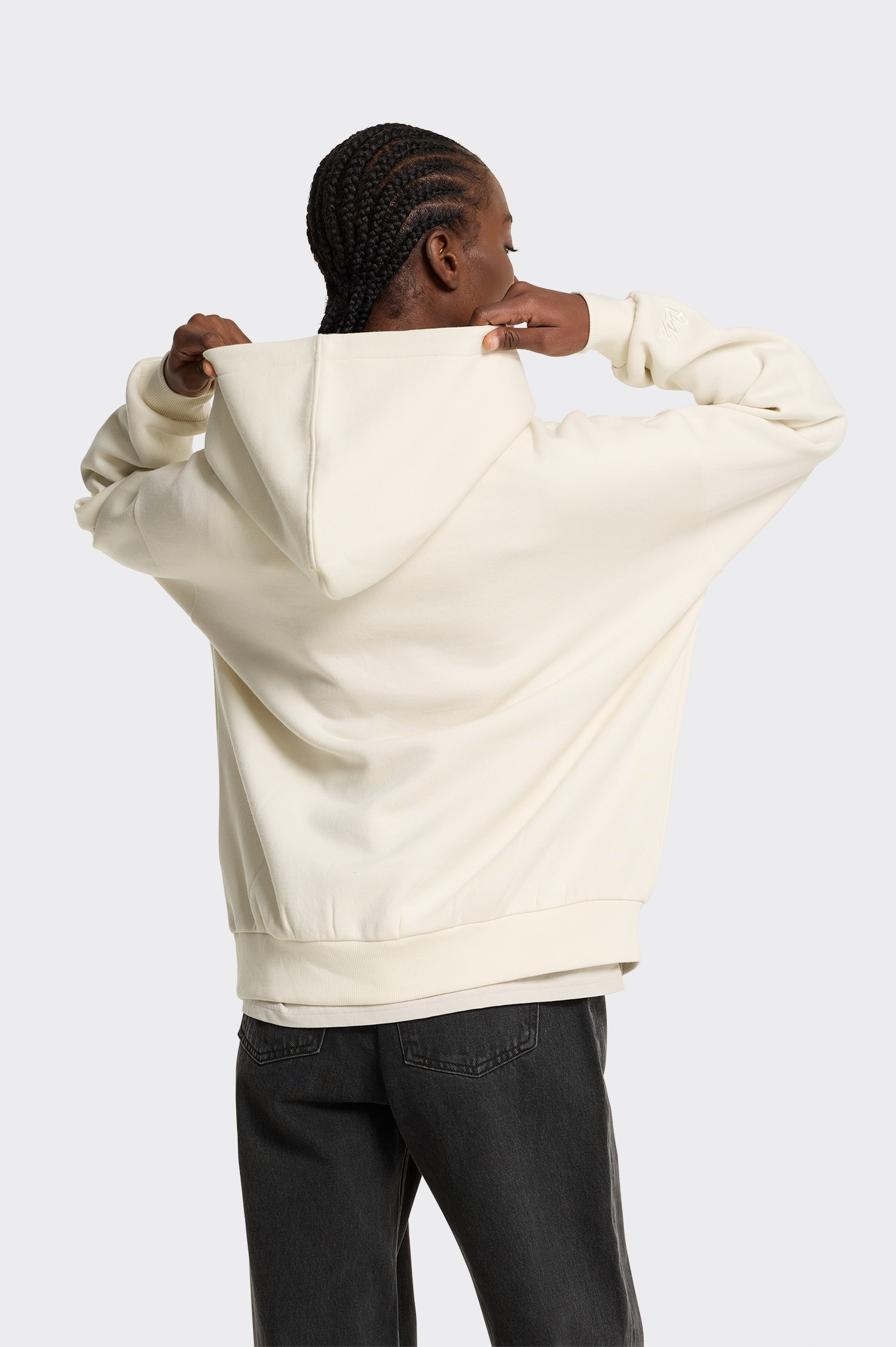 Sudadera Casual Polinesia Capucha Básica Mujer