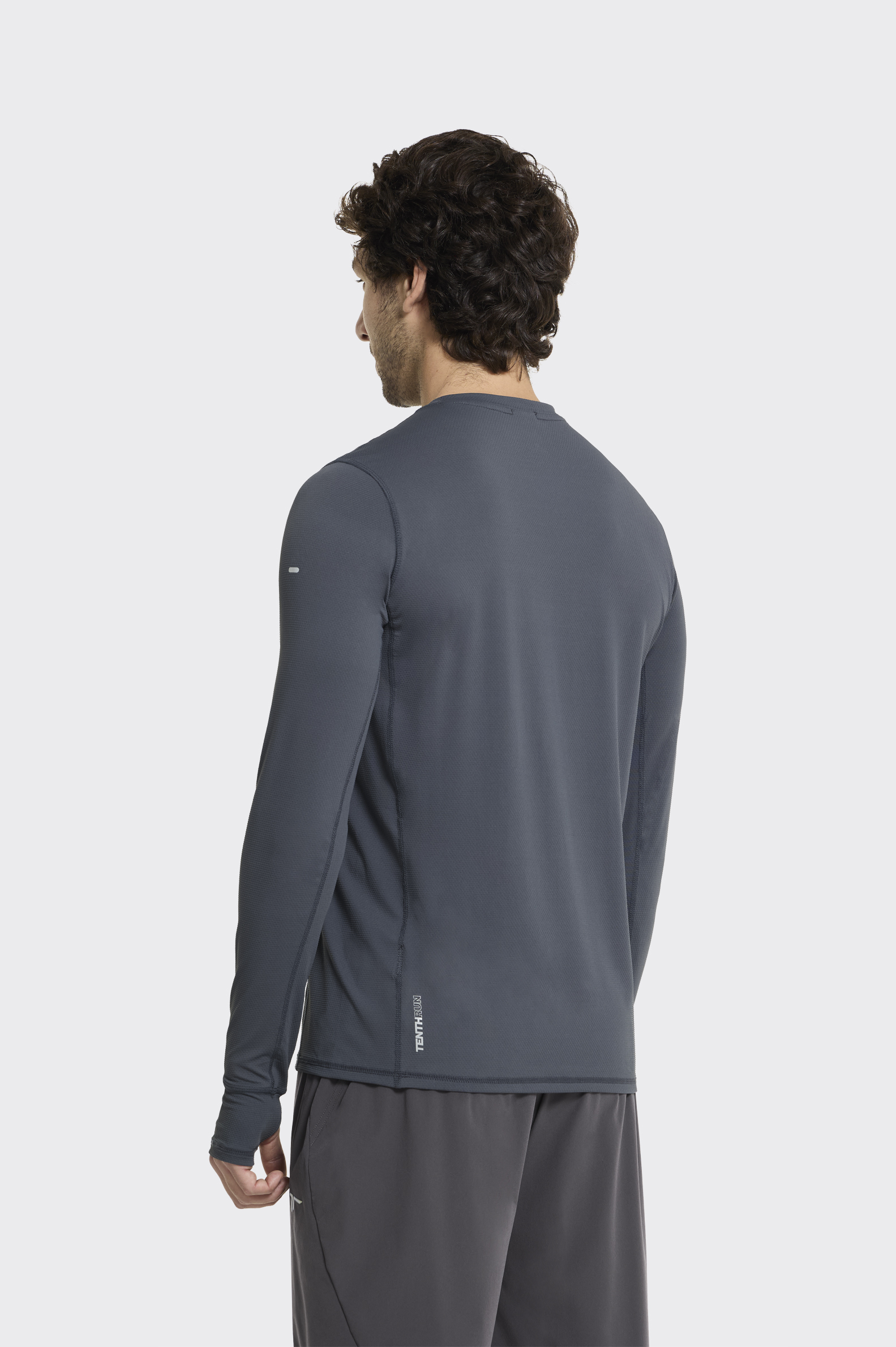 Camiseta Manga Larga Tenth Running Hombre