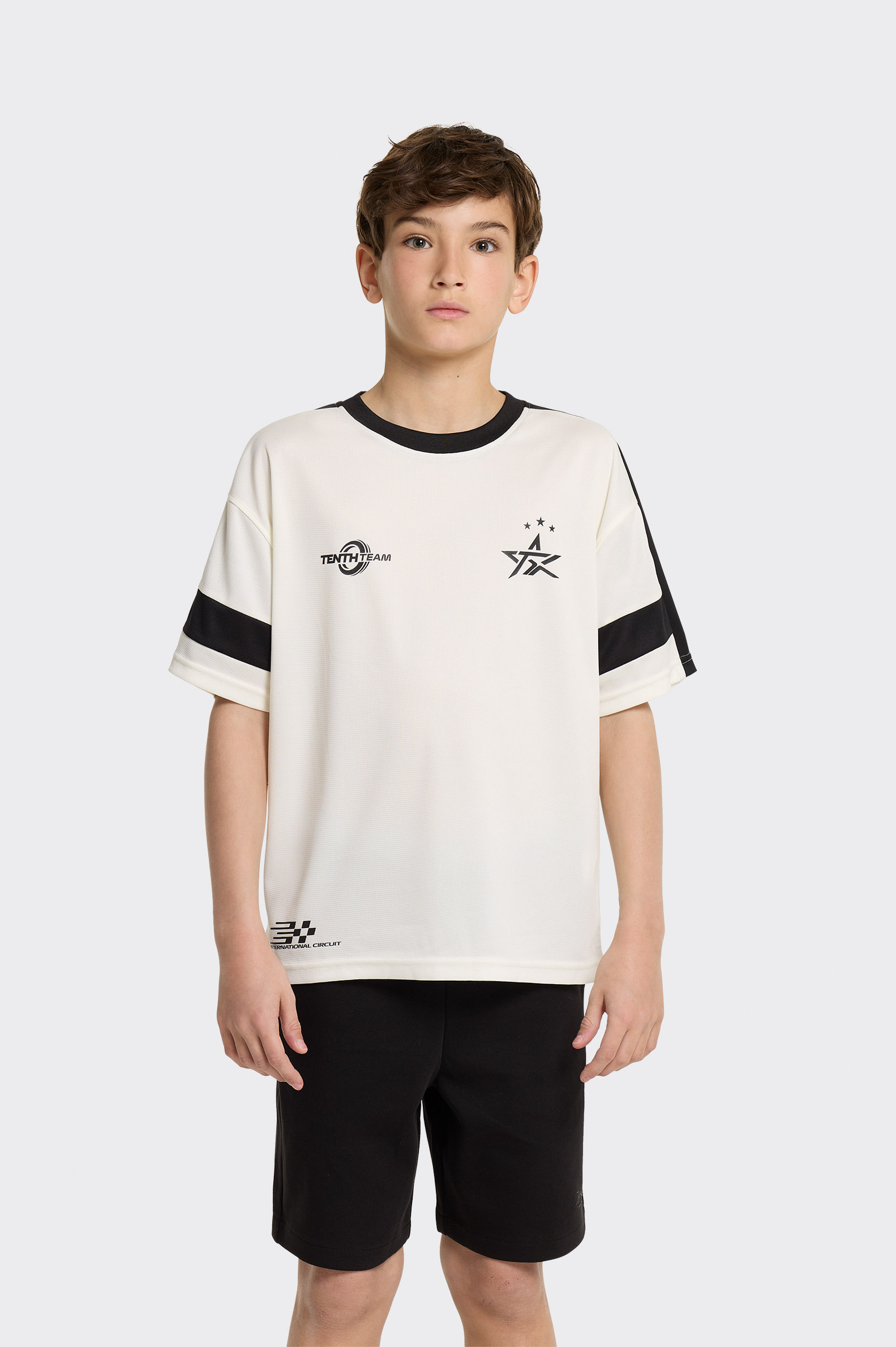 Camiseta Training Tenth Motor Pes Bicolor Niño