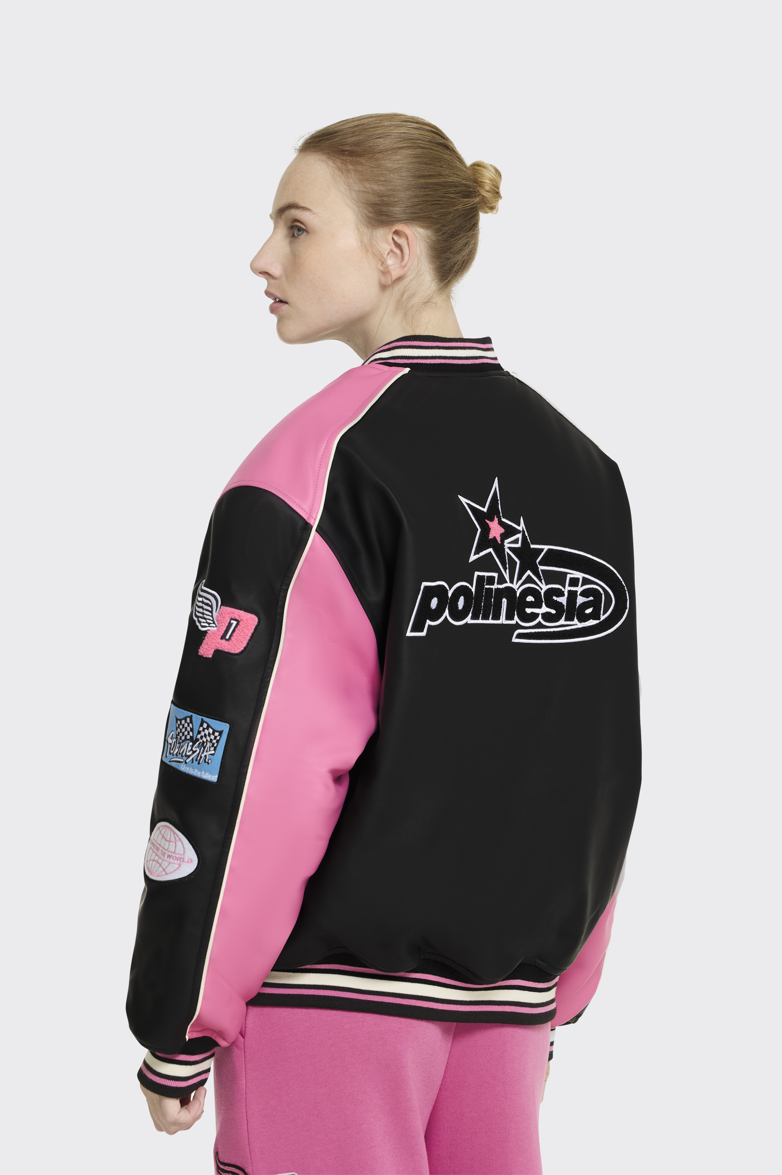 Cazadora Motera Polinesia Mujer