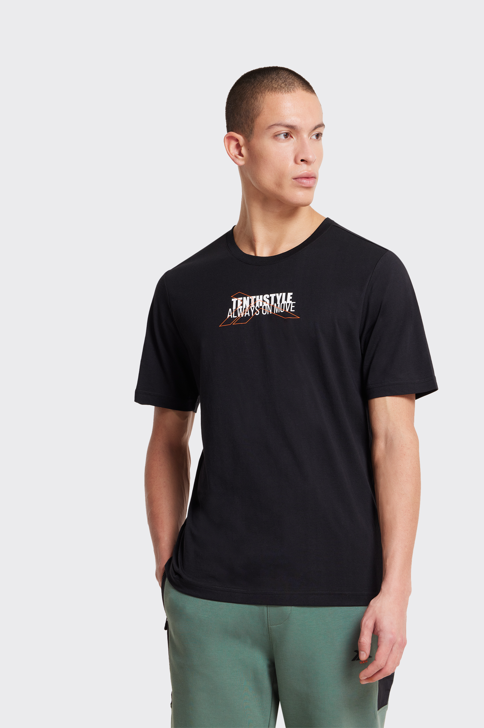 Camiseta Tenth Print Train Hombre
