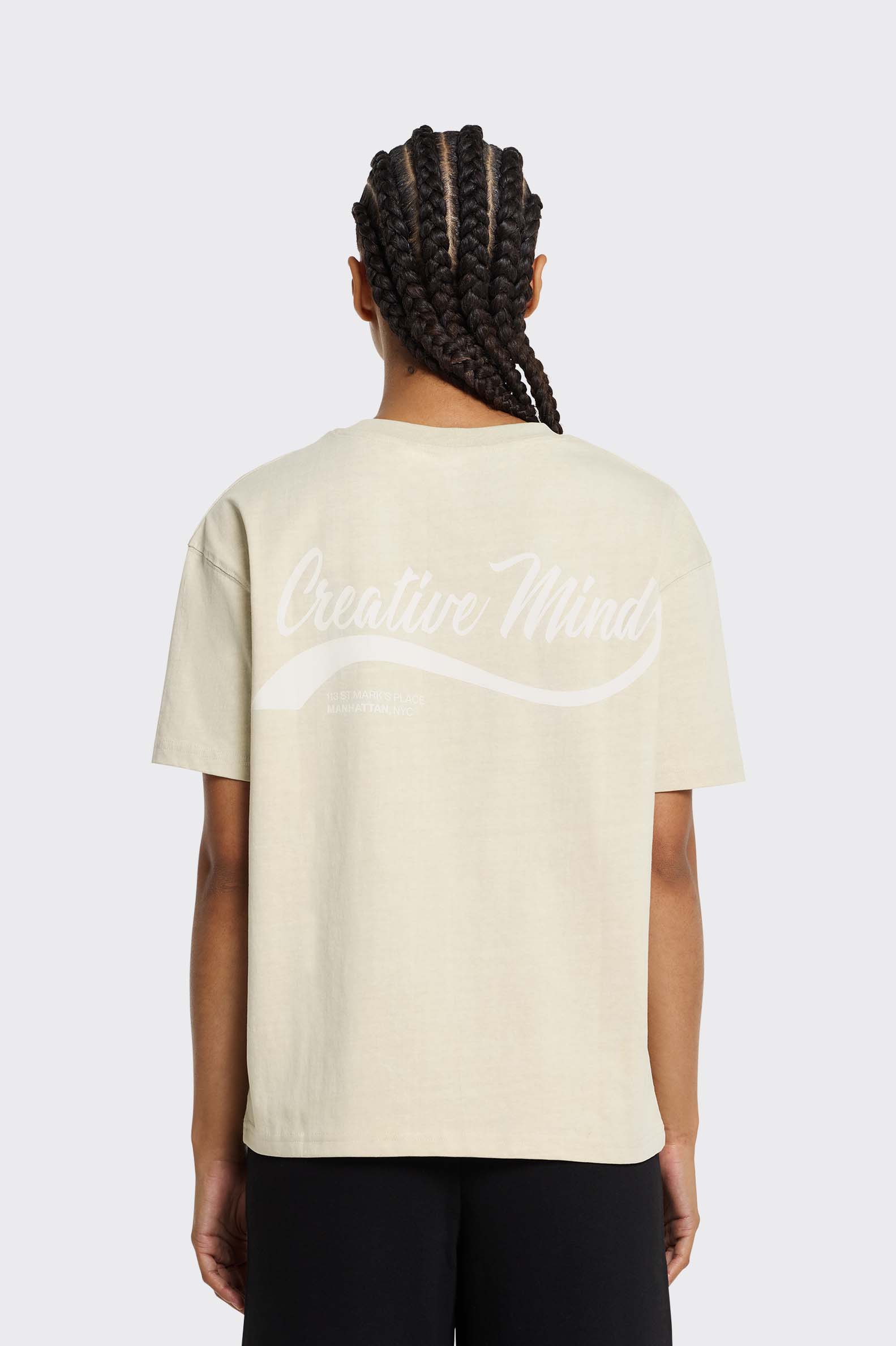 Camiseta Exclusives Tenth Print Acid Wash Mujer