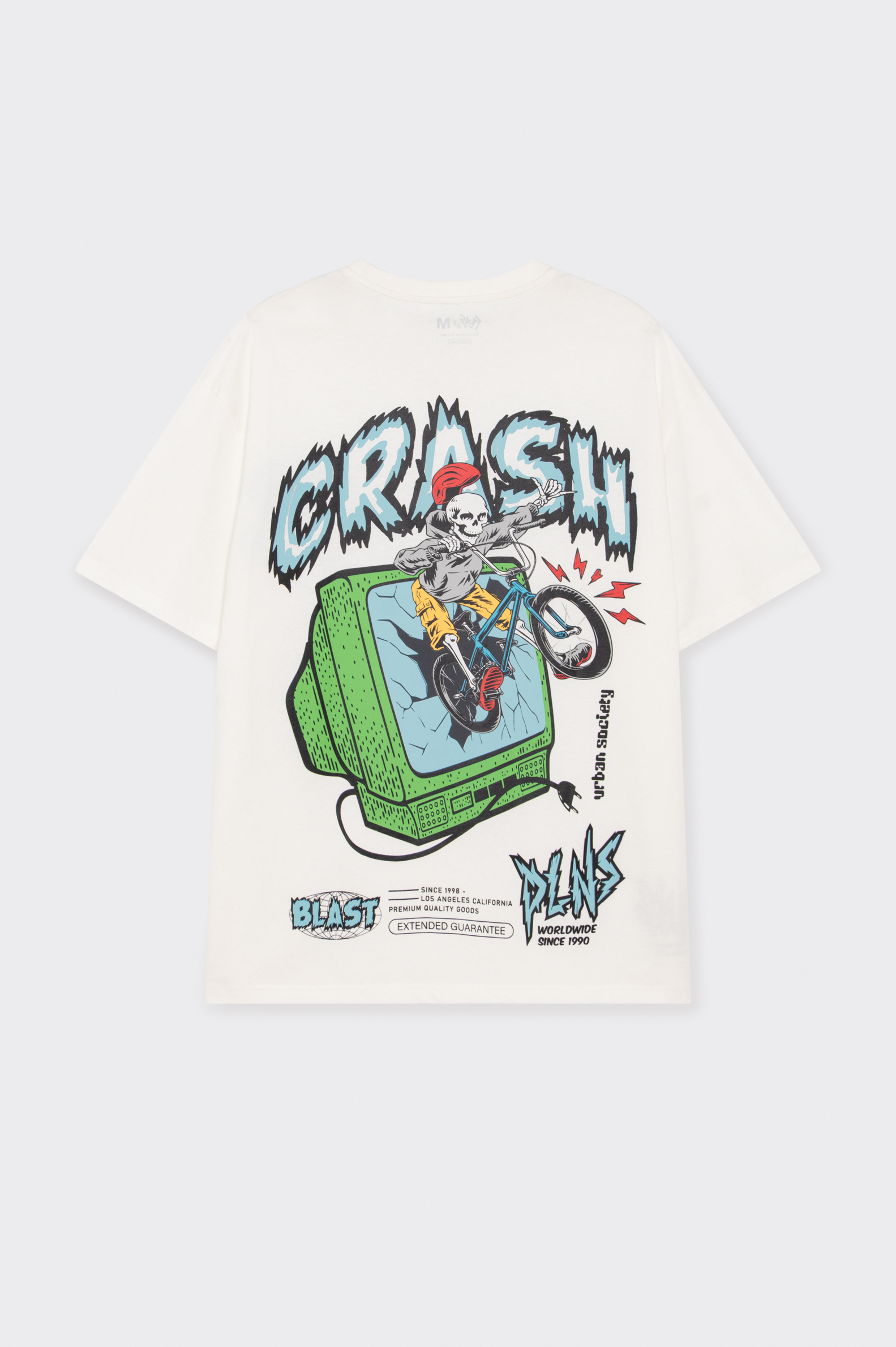 Camiseta Casual Polinesia Calaveras Hombre