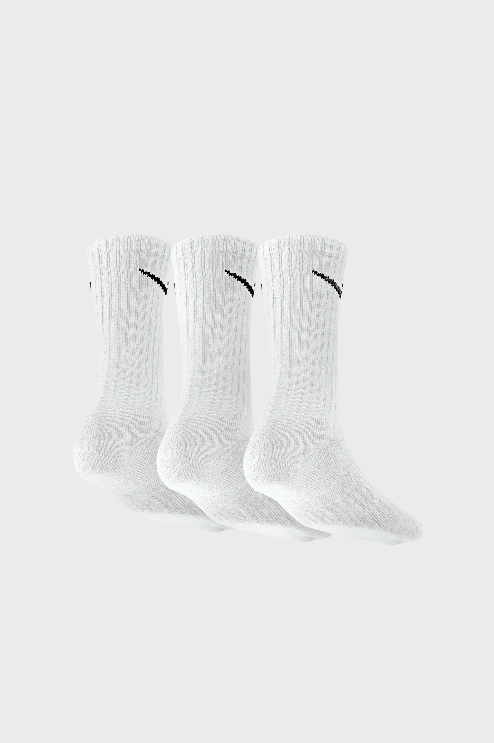 Calcetines Training Nike Cushioned Value White Pack De 3