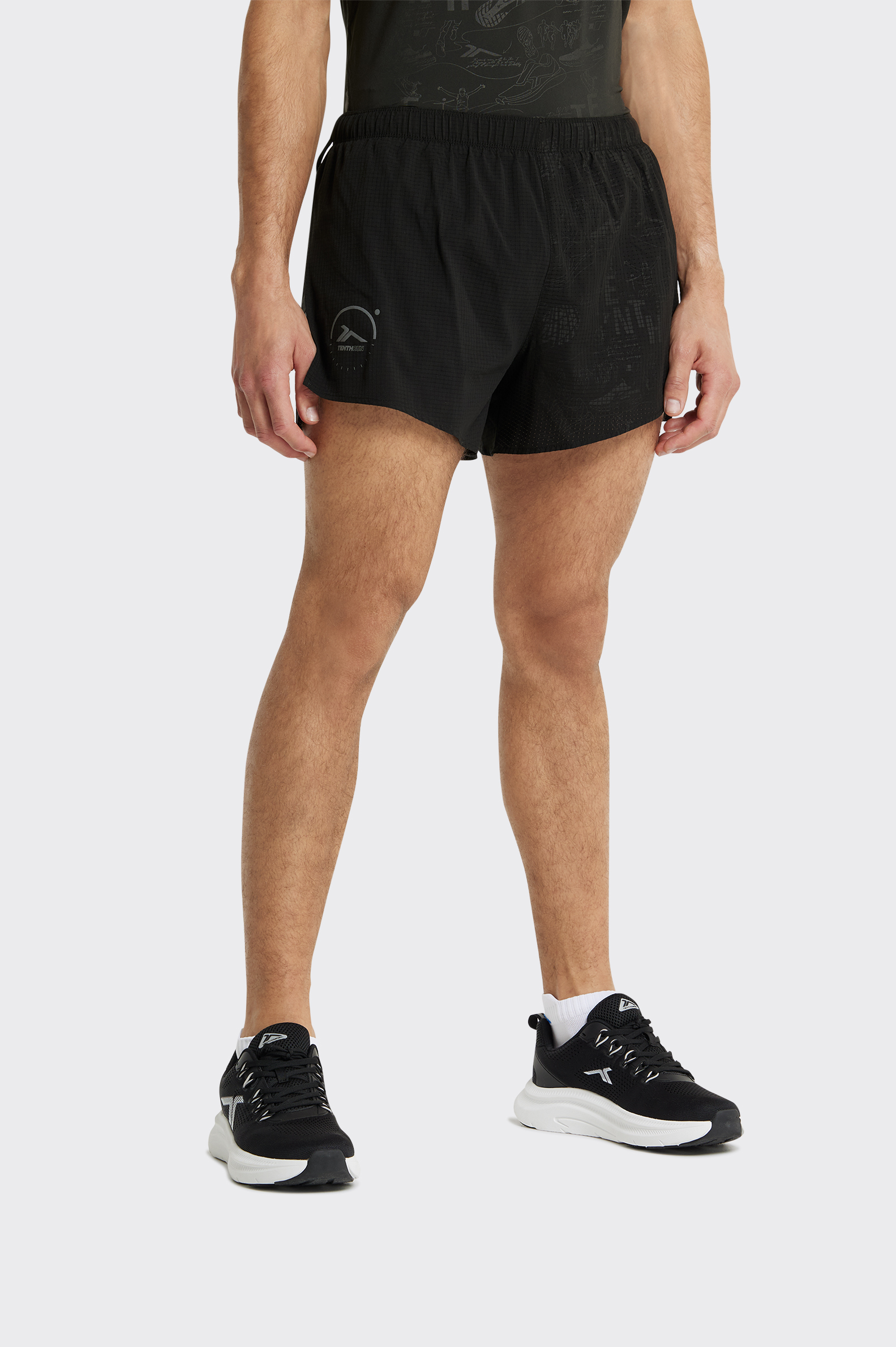 Short Running Tenth Aop Print Hombre