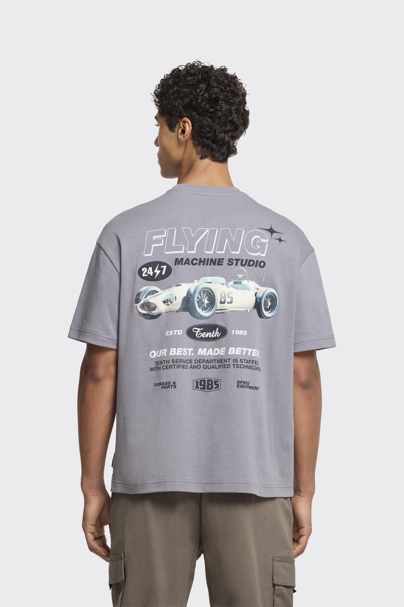 Camiseta Casual Tenth Motor Prints Hombre