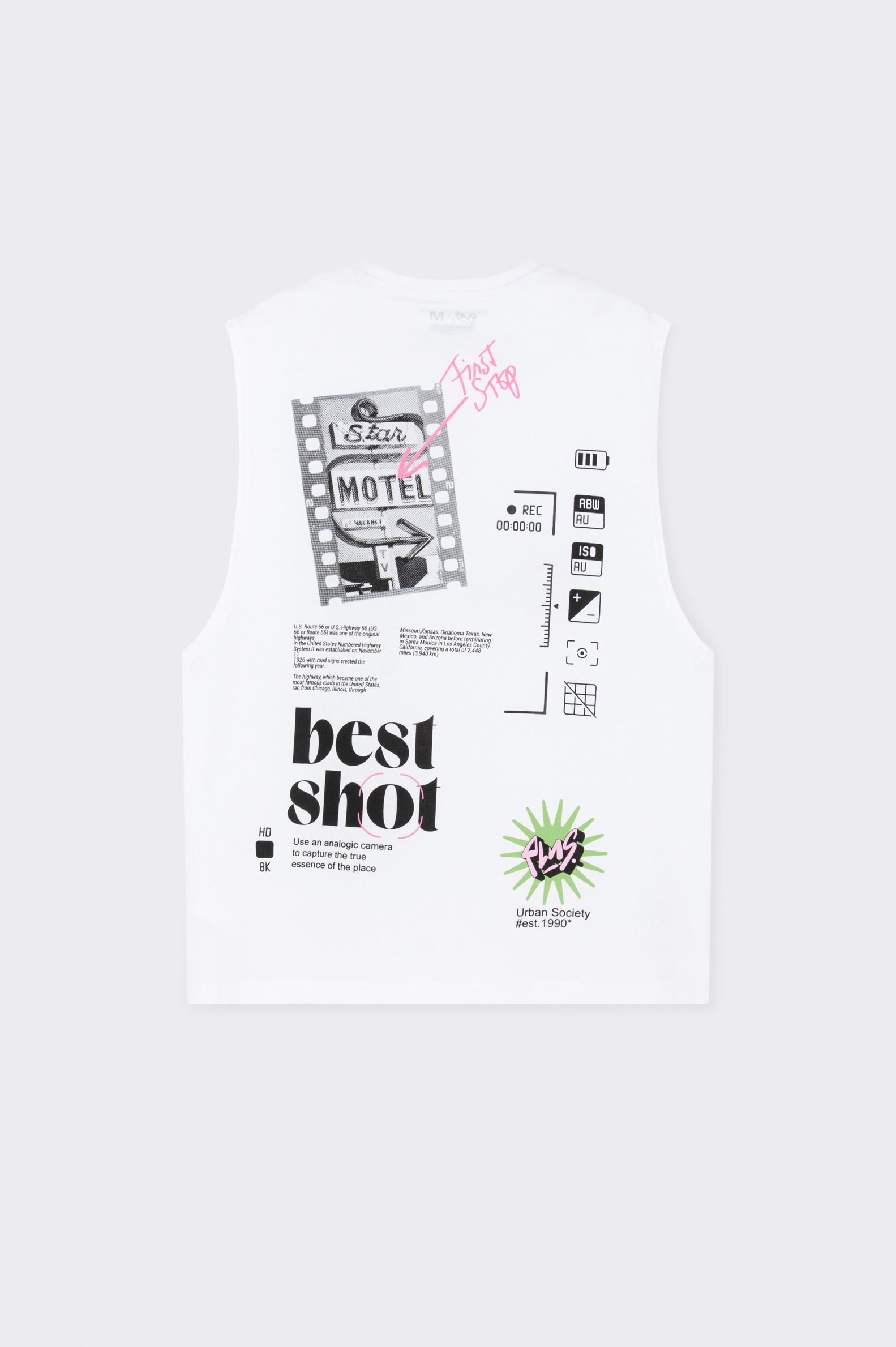 Camiseta Sin Mangas Polinesia Photoprint Hombre