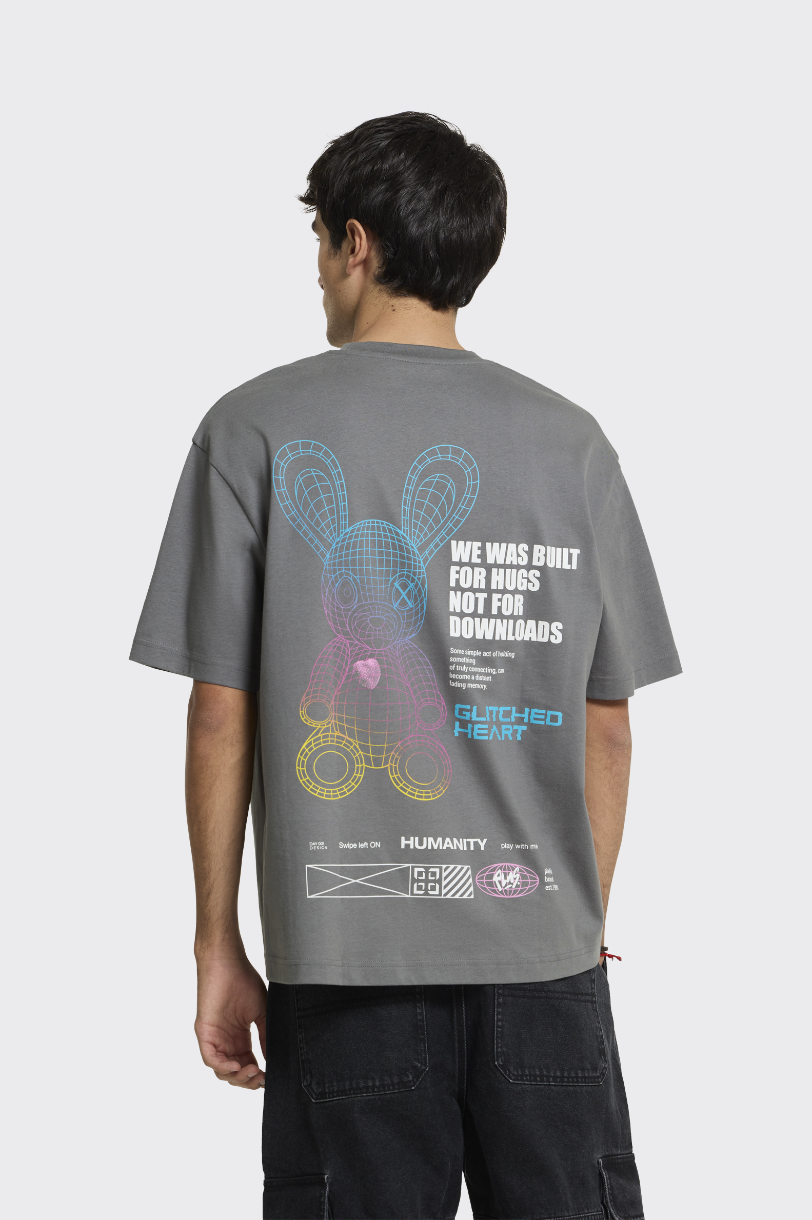 Camiseta Casual Polinesia Broken Toys Hombre