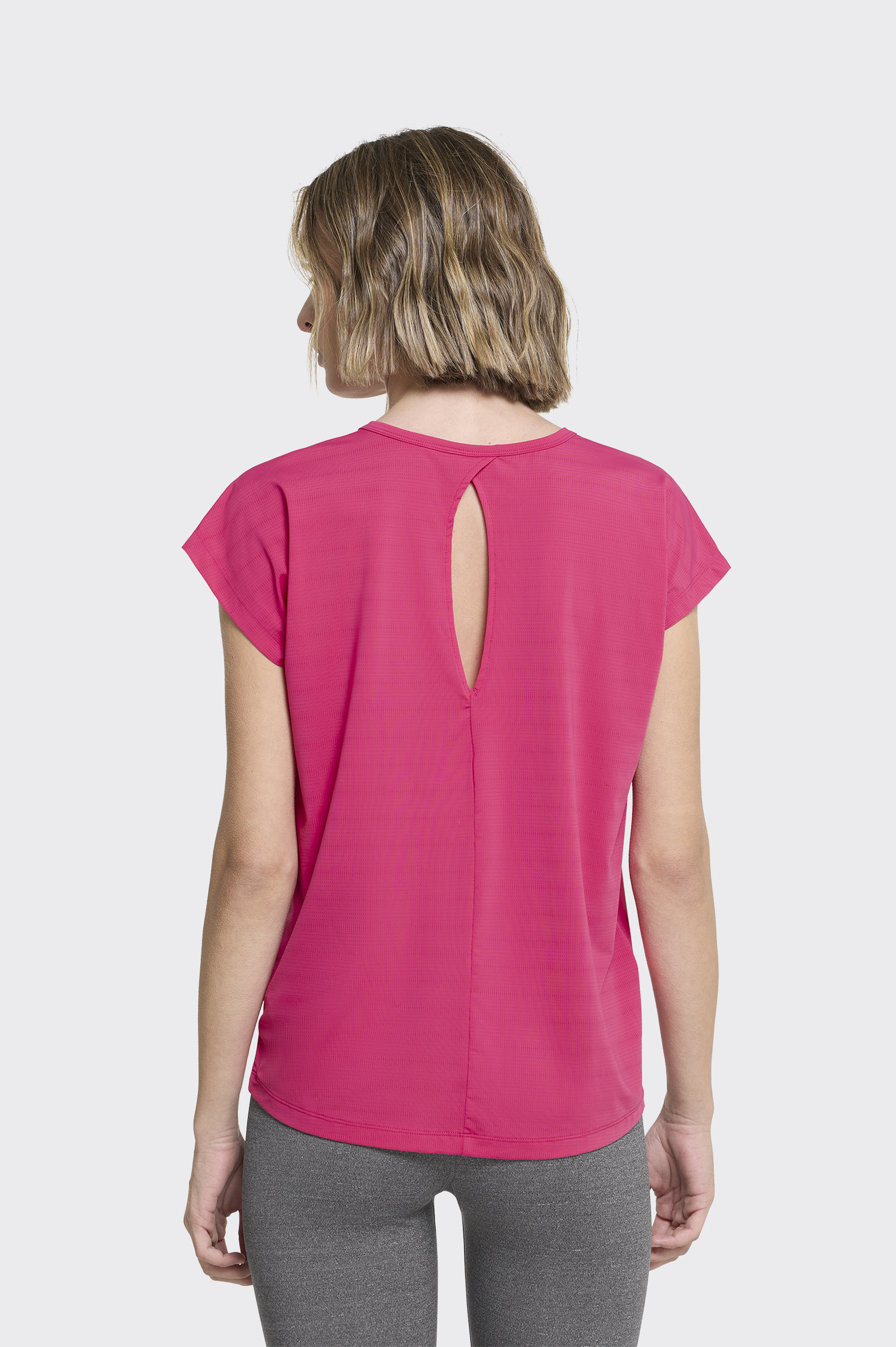 Camiseta Manga Corta Tenth Espalda Lágrima Mujer