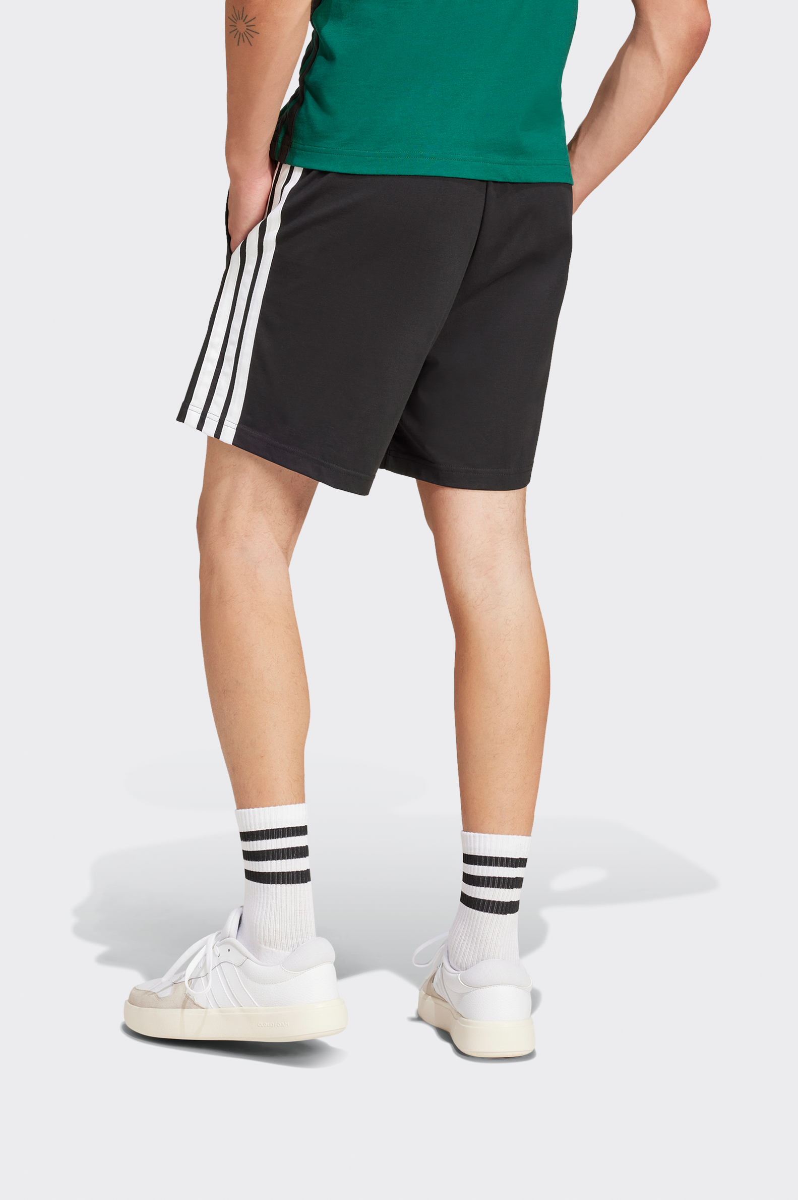 Short Casual adidas 3s Single Jersey 7 Hombre
