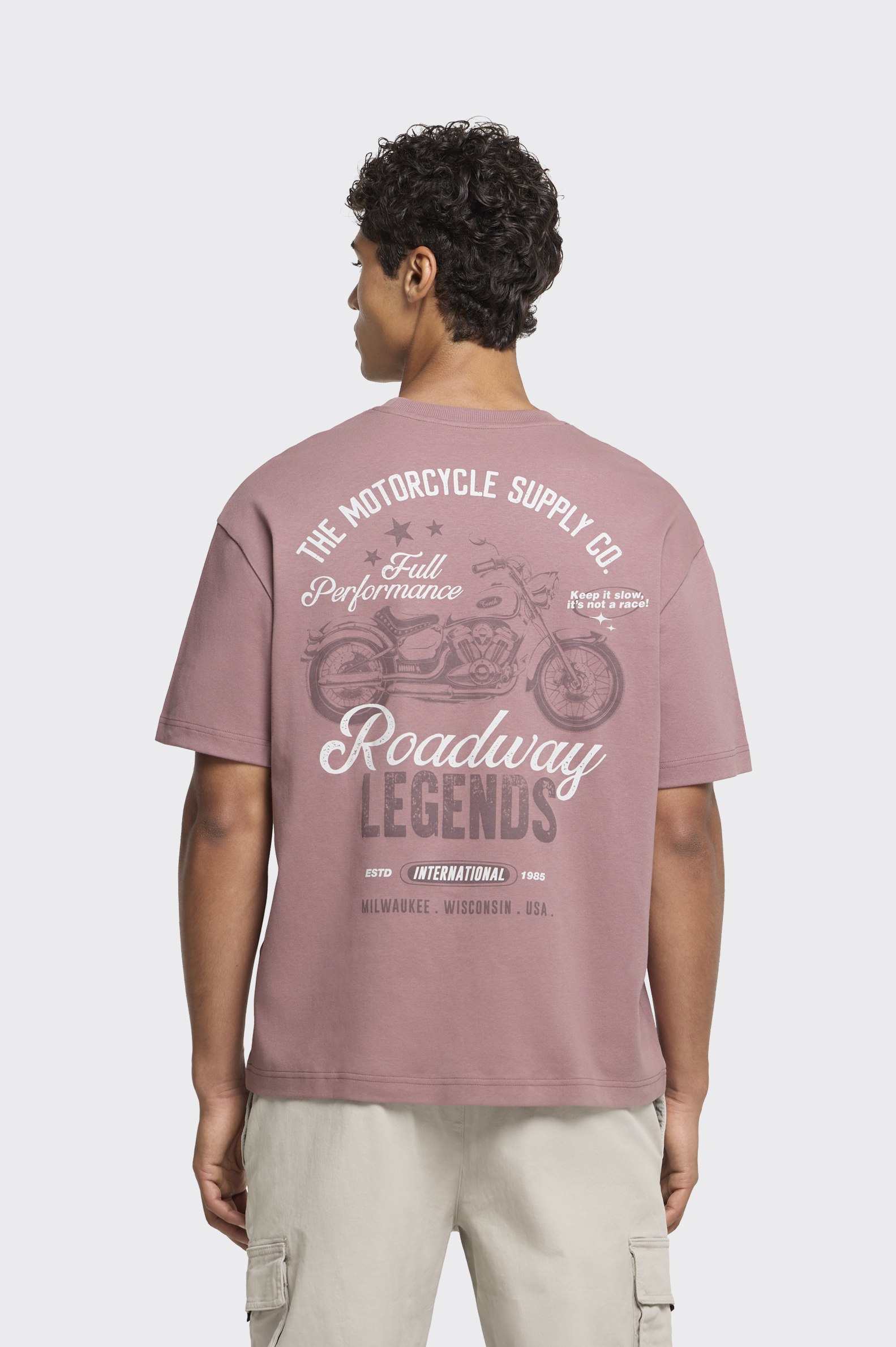 Camiseta Casual Tenth Motor Prints Hombre