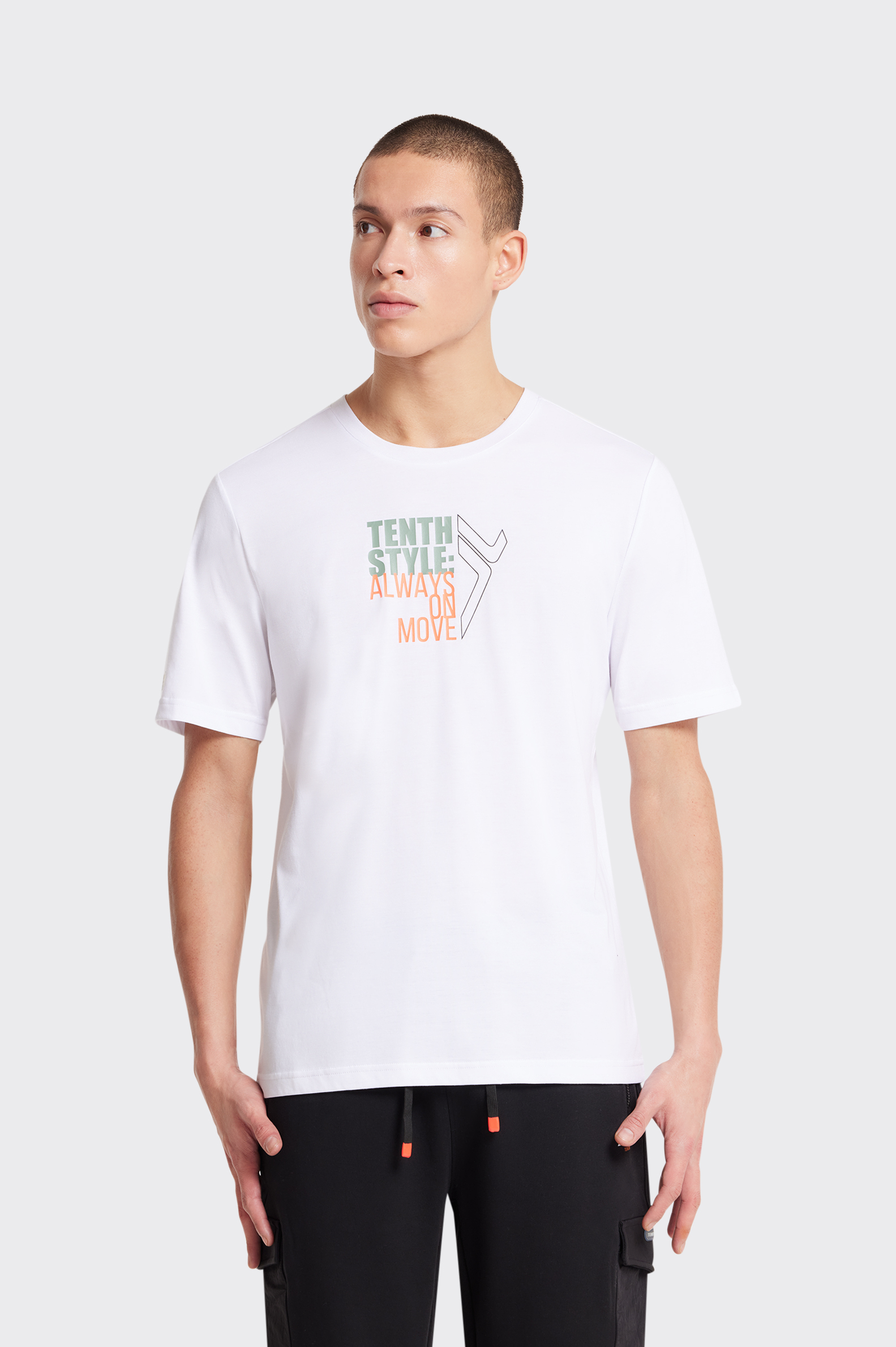 Camiseta Tenth Print Train Hombre