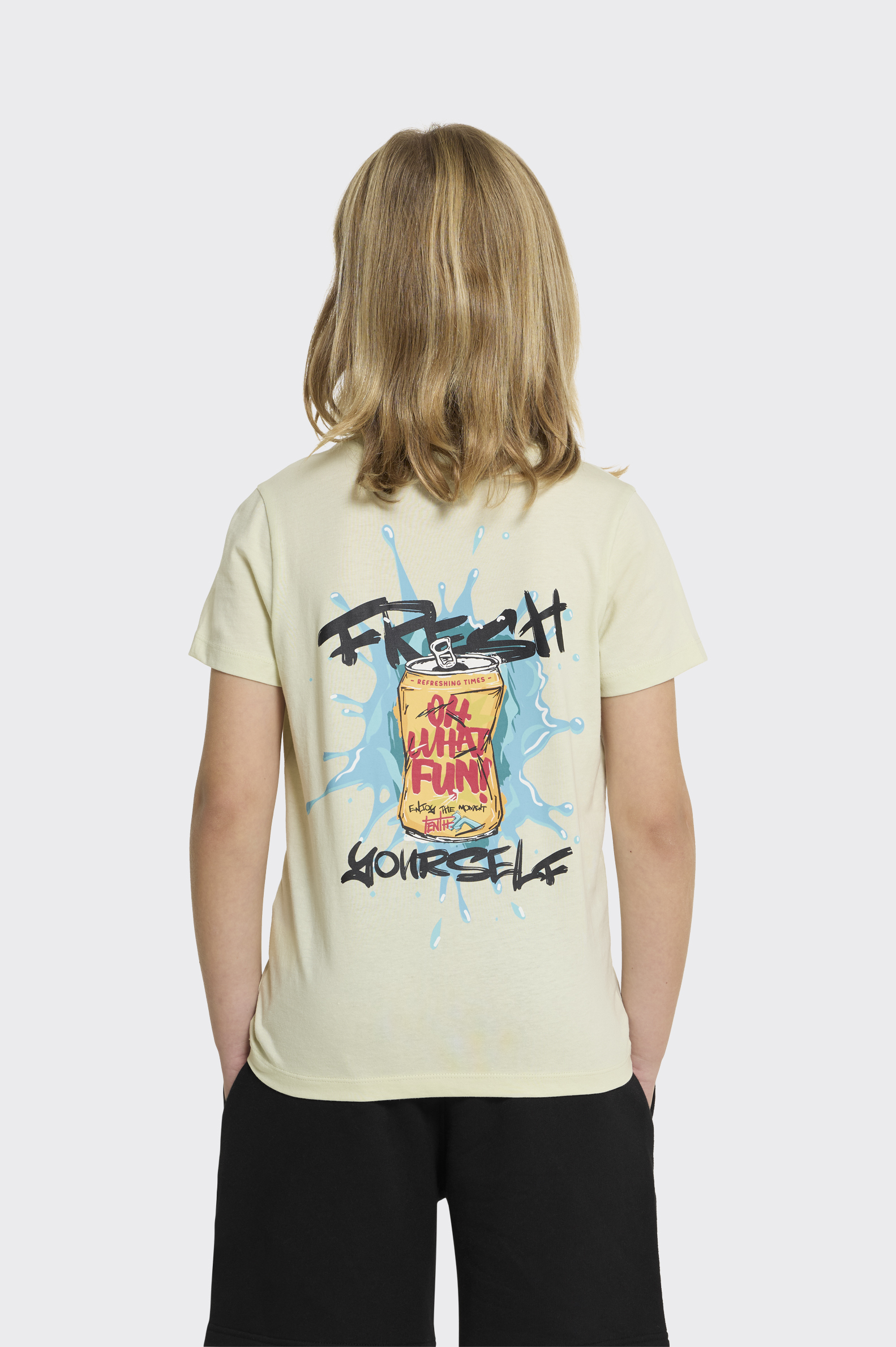 Camiseta Essentials Tenth Básica Graffiti Niño