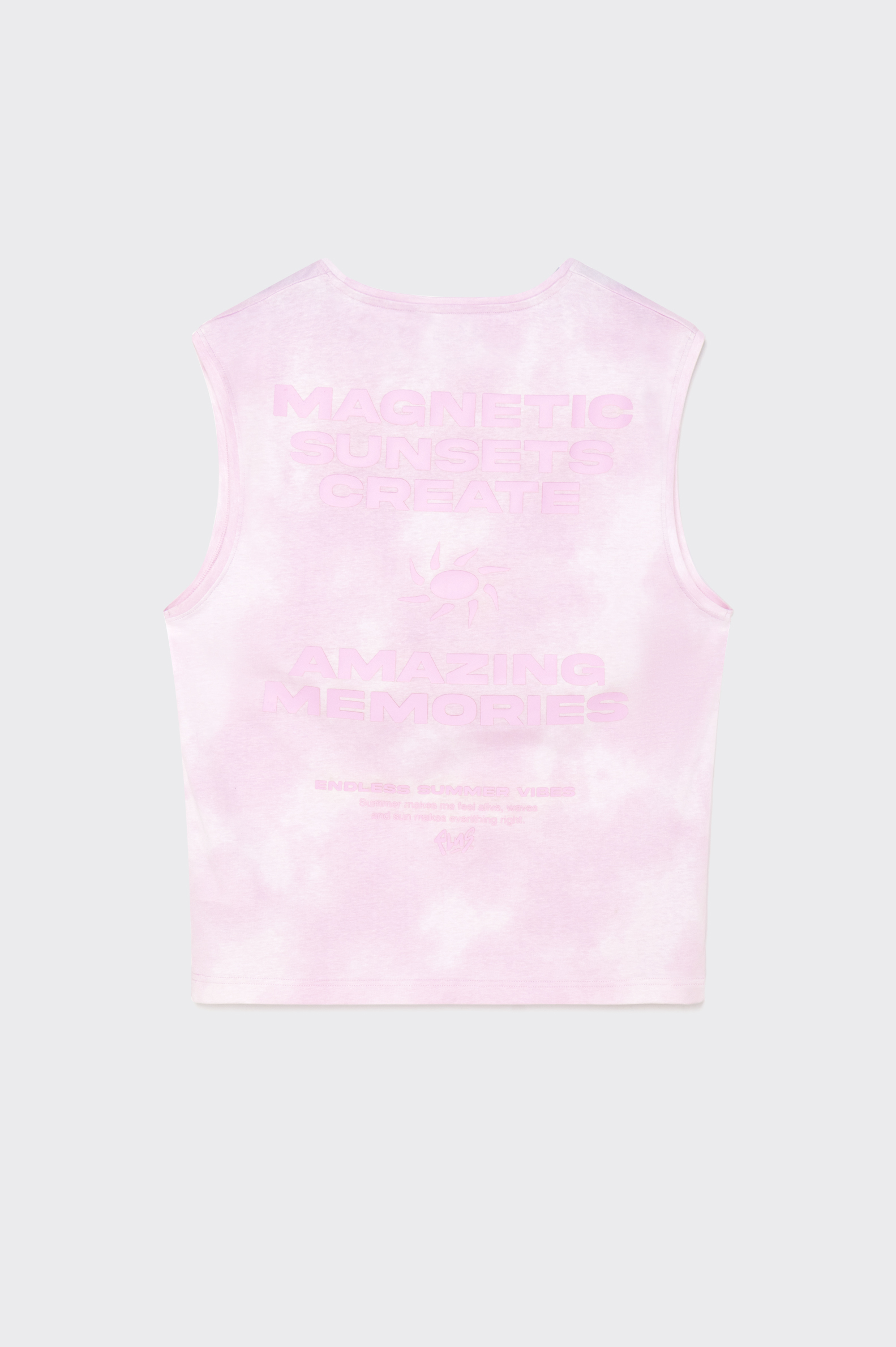 Camiseta Sin Mangas Polinesia Tie Dye Hombre