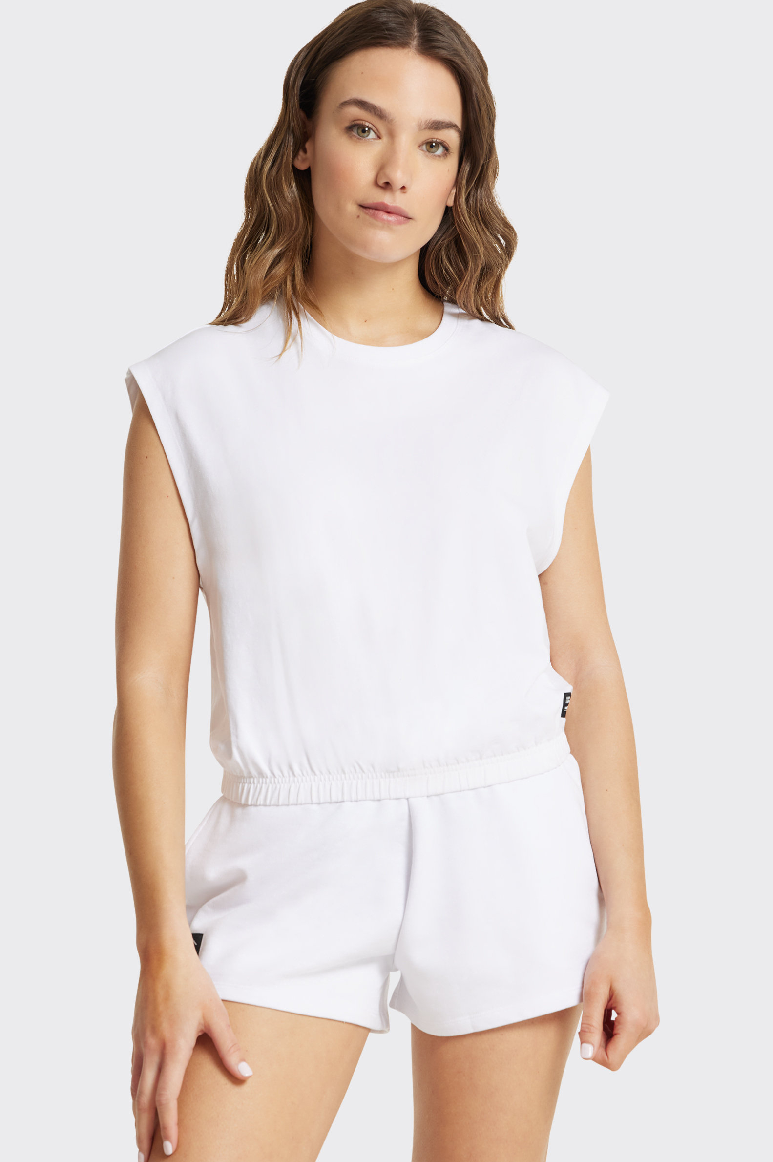 Camiseta Sin Mangas Tenth Bajo Fruncido Mujer