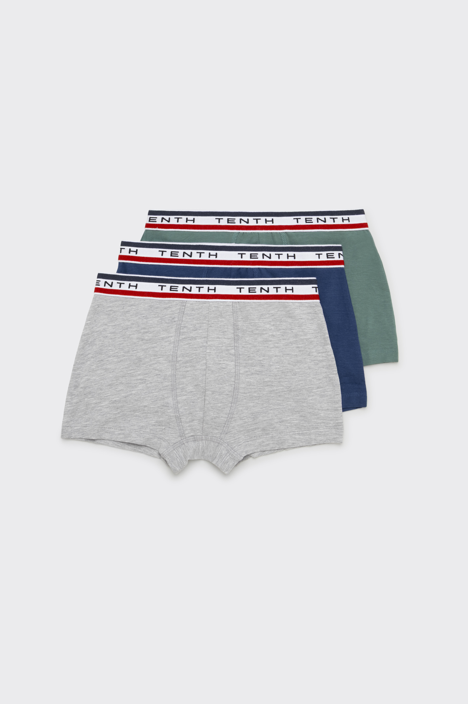Boxer Essentials Tenth Stripes Pack X 3 Niño