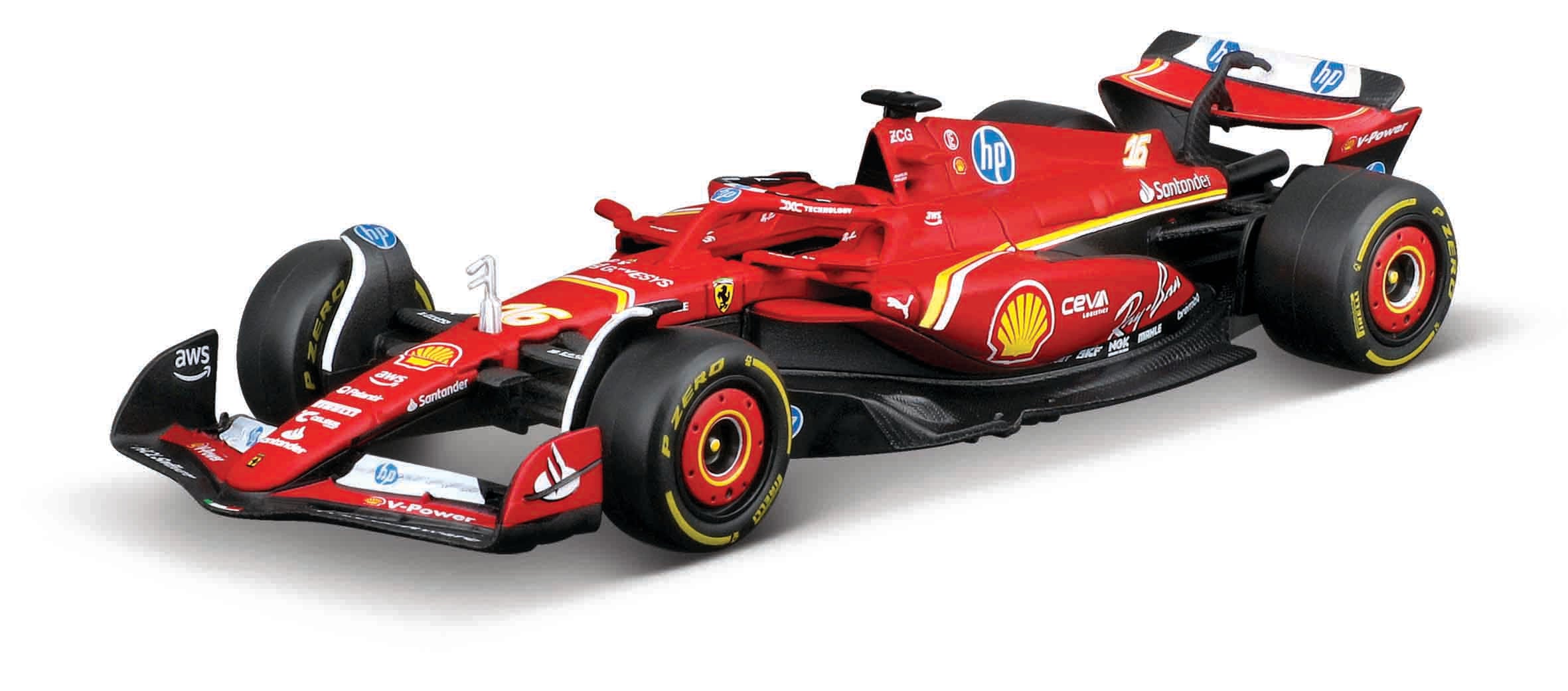 Formula Racing Ferrari SF-24 RC Vehicle Diecast 1:41 with Track