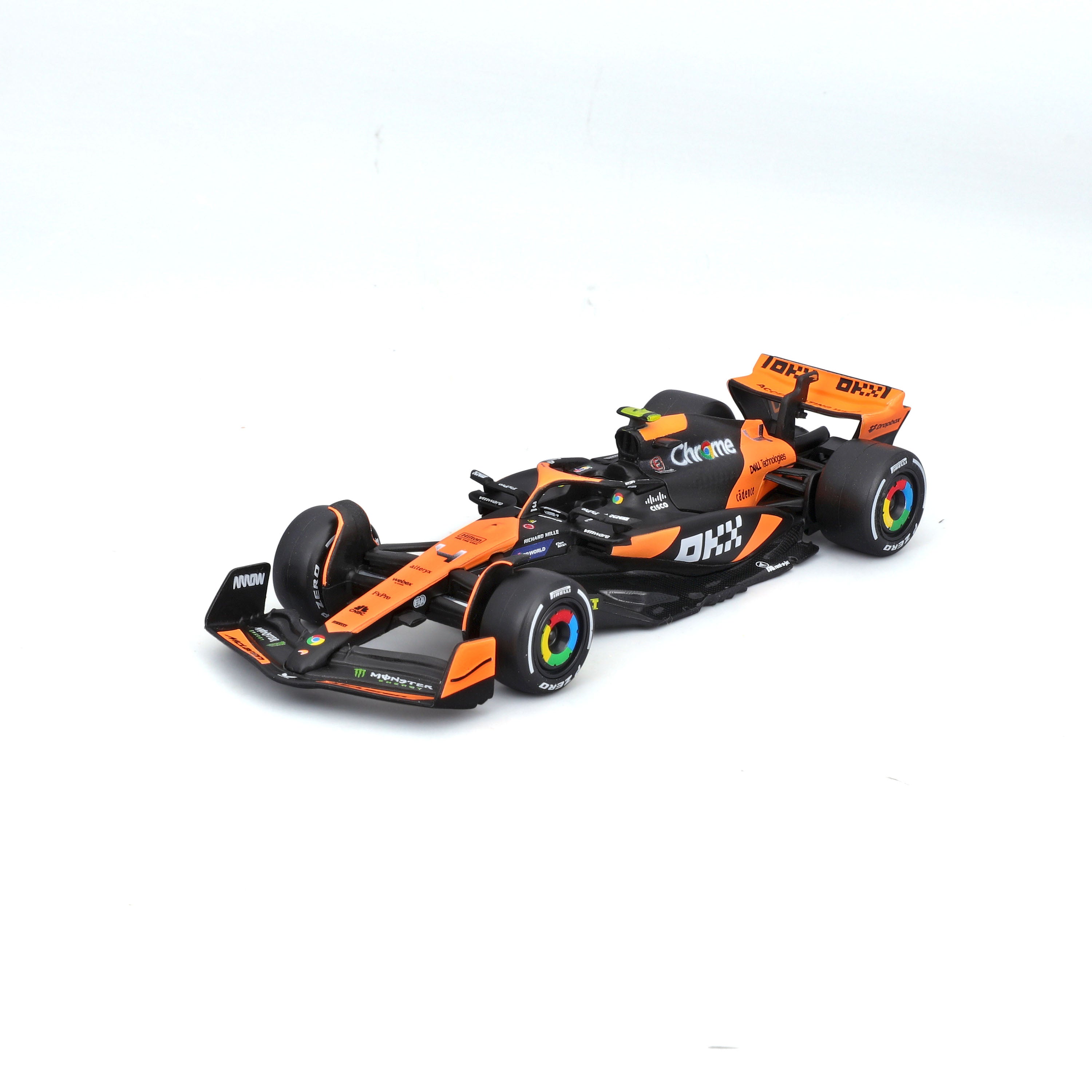 Pit Stop McLaren with MCL38 #4 Lando Norris Diecast Model 1:43 F1 2024