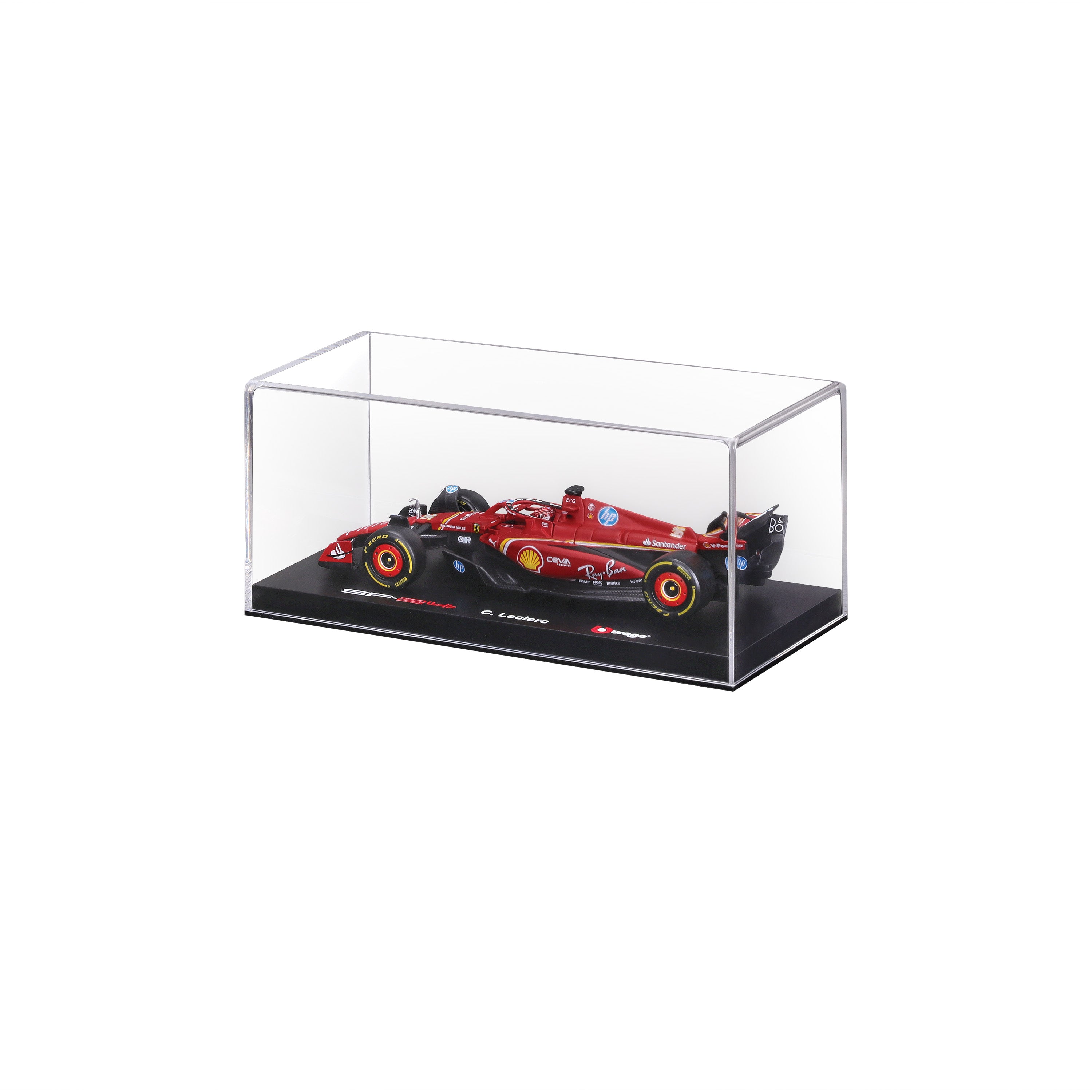 Ferrari SF-24 #16 Charles Leclerc – Monza GP 2024 Winner – 1:43 Scale with Driver and Display Case