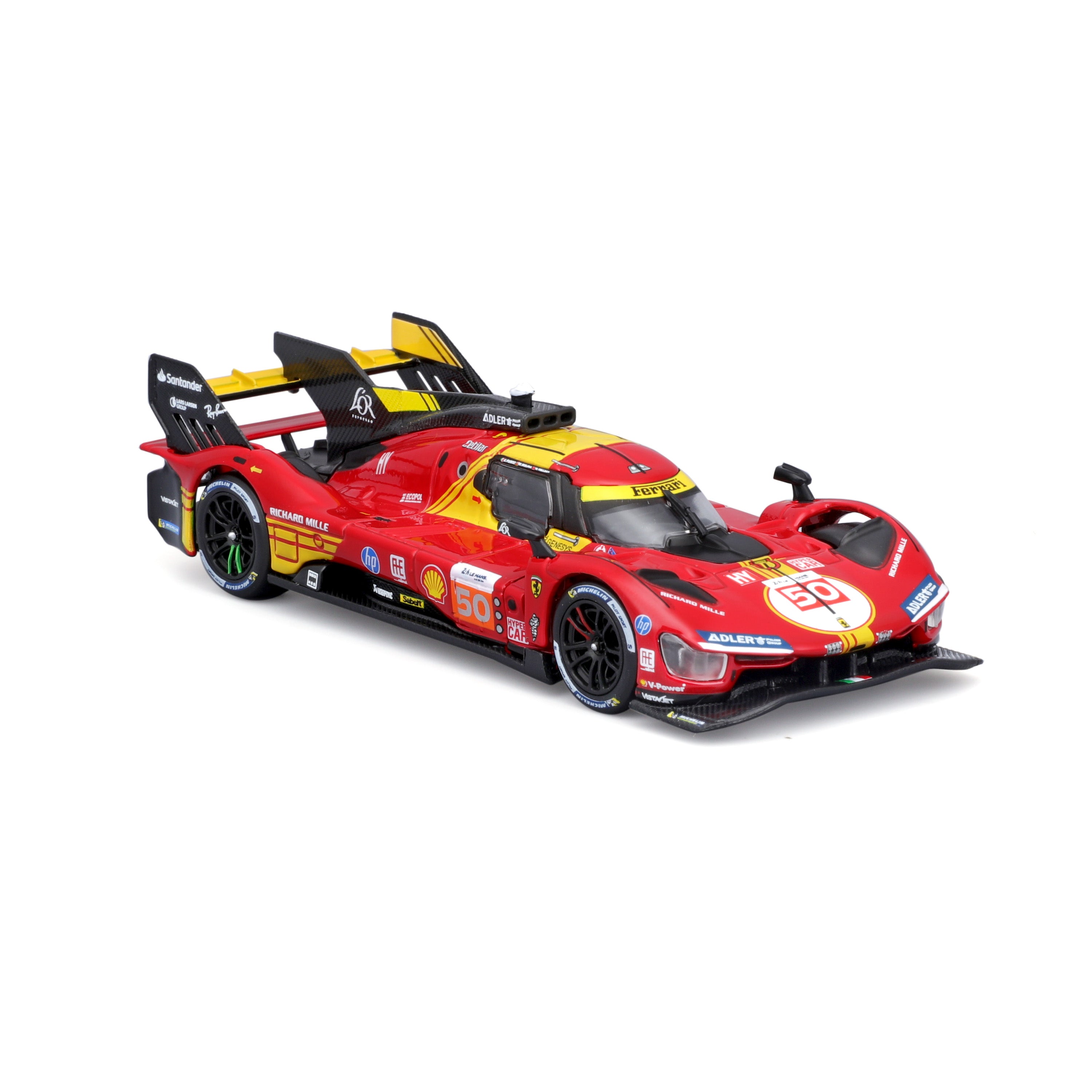 Ferrari 499P #50 24h Le Mans Champion 2024 – 1:43 Diecast Model with Display Case