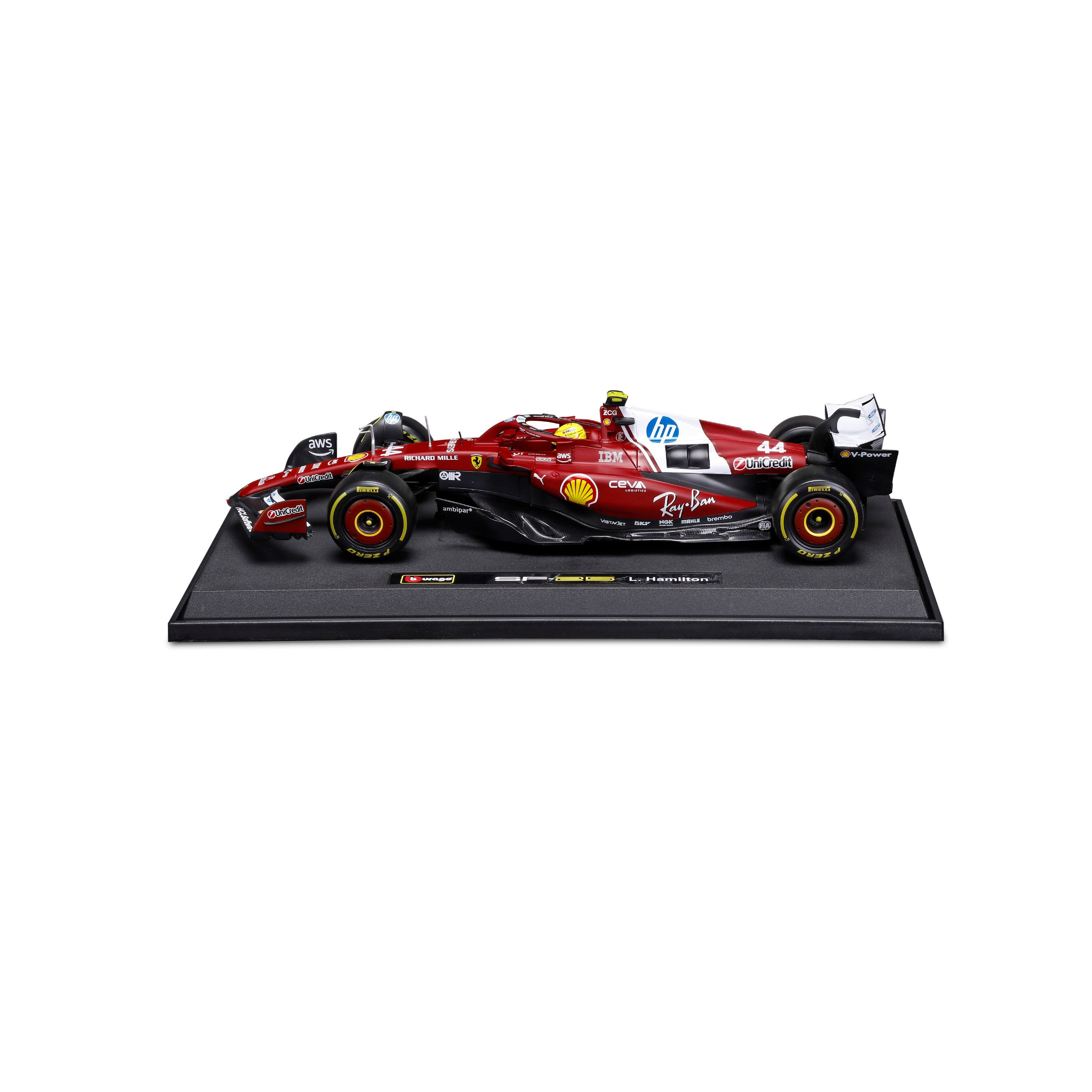 Ferrari SF-25 Lewis Hamilton #44 F1 2025 – 1:18 Diecast Model with Official License