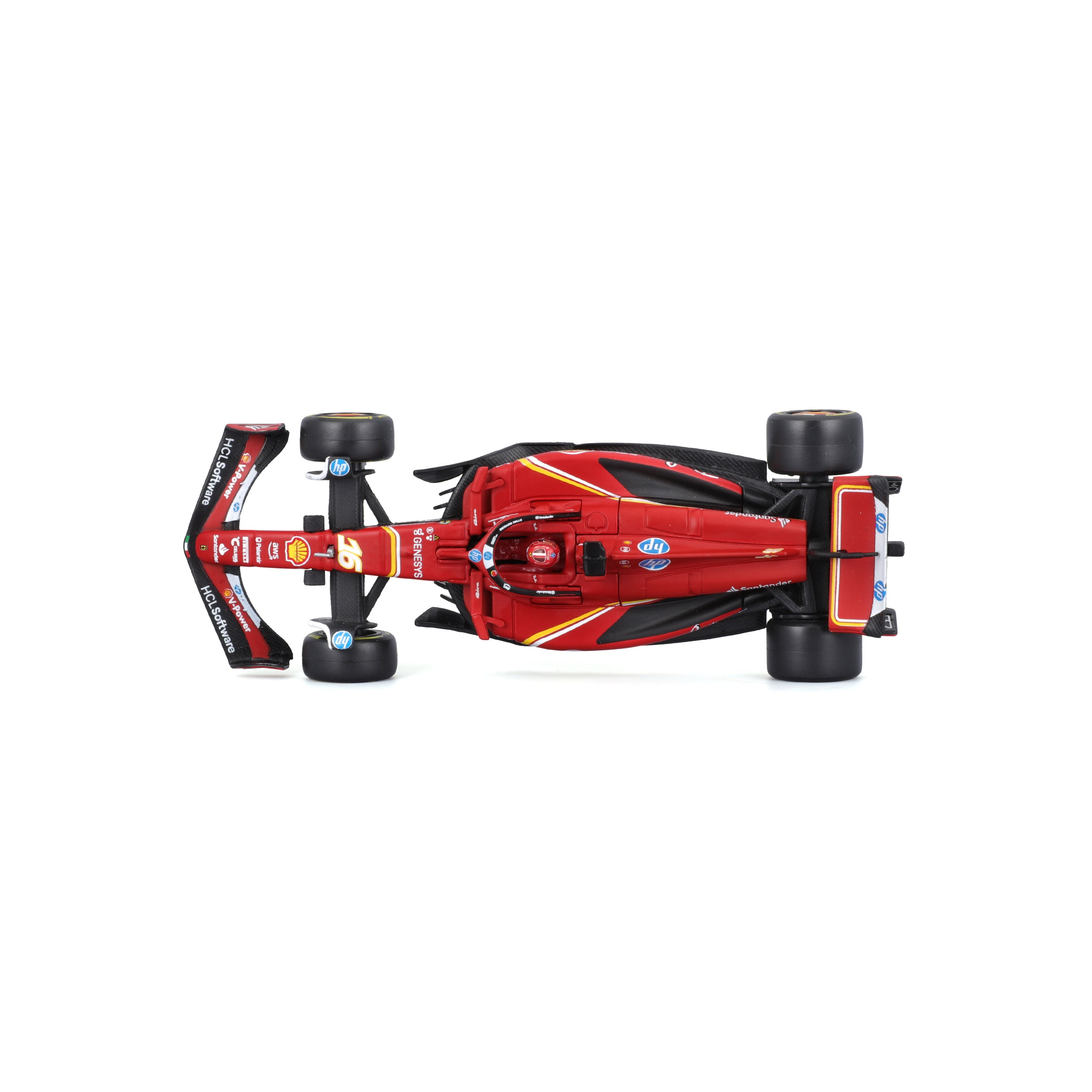 Ferrari SF-24 #16 Charles Leclerc – Monza GP 2024 Winner – 1:43 Scale with Driver and Display Case