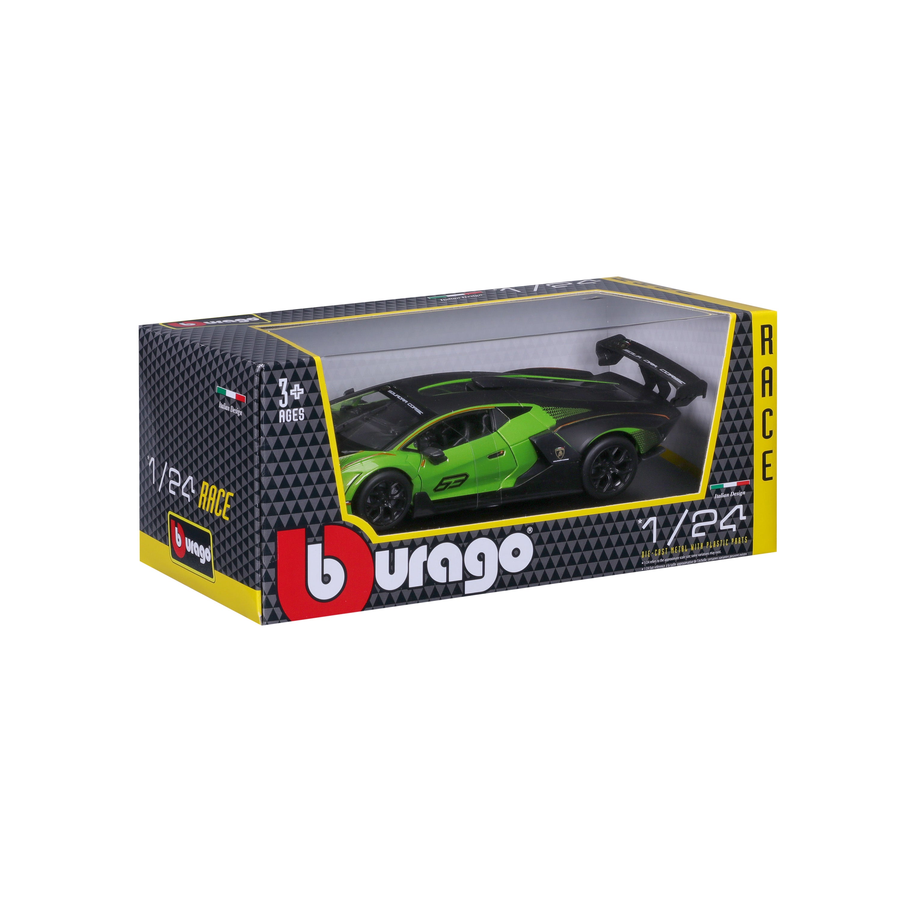 Lamborghini Essenza SCV12 1:24 Race Green and Black