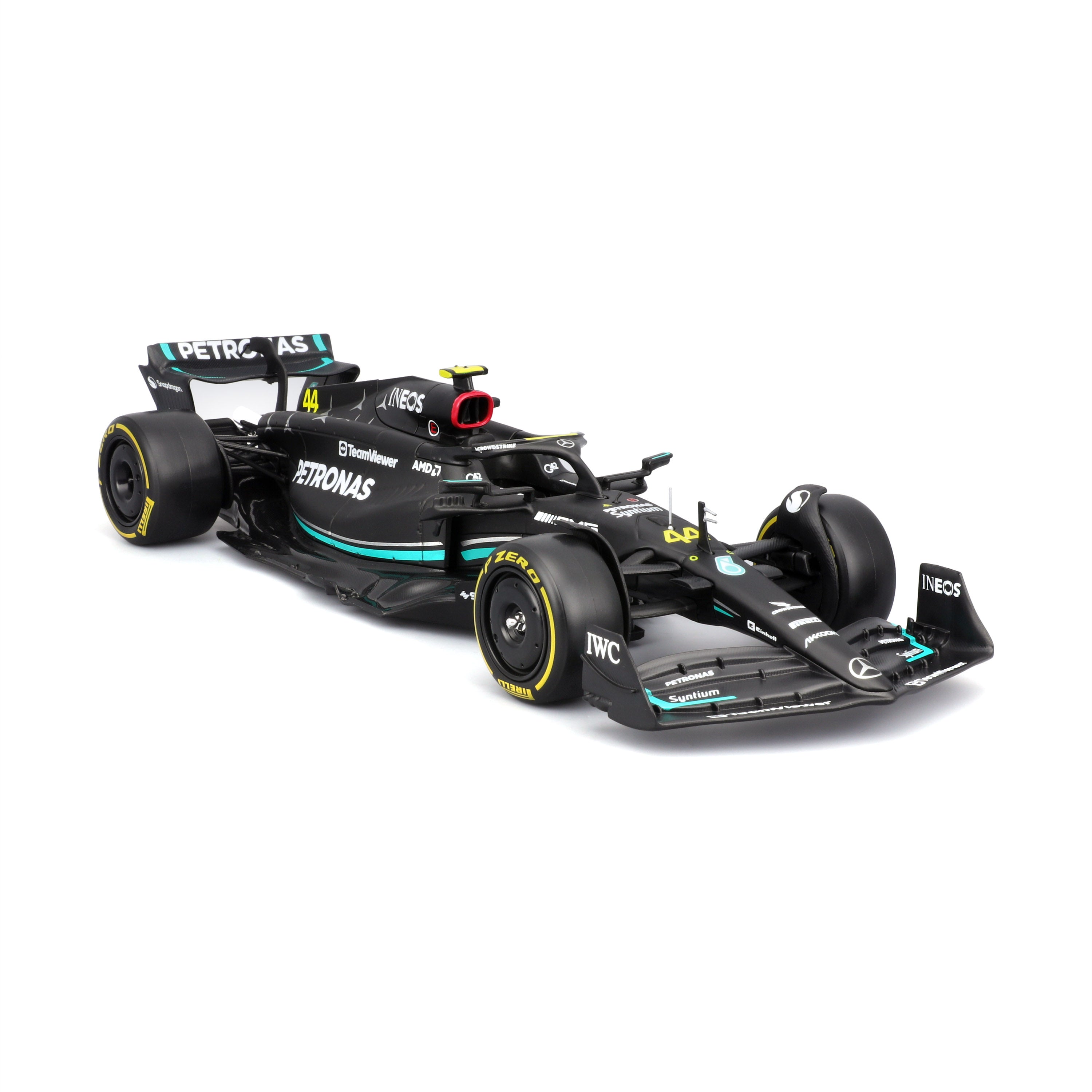 Mercedes W14 E Performance #44 Lewis Hamilton F1 2023 – 1:24 Diecast Model with Driver