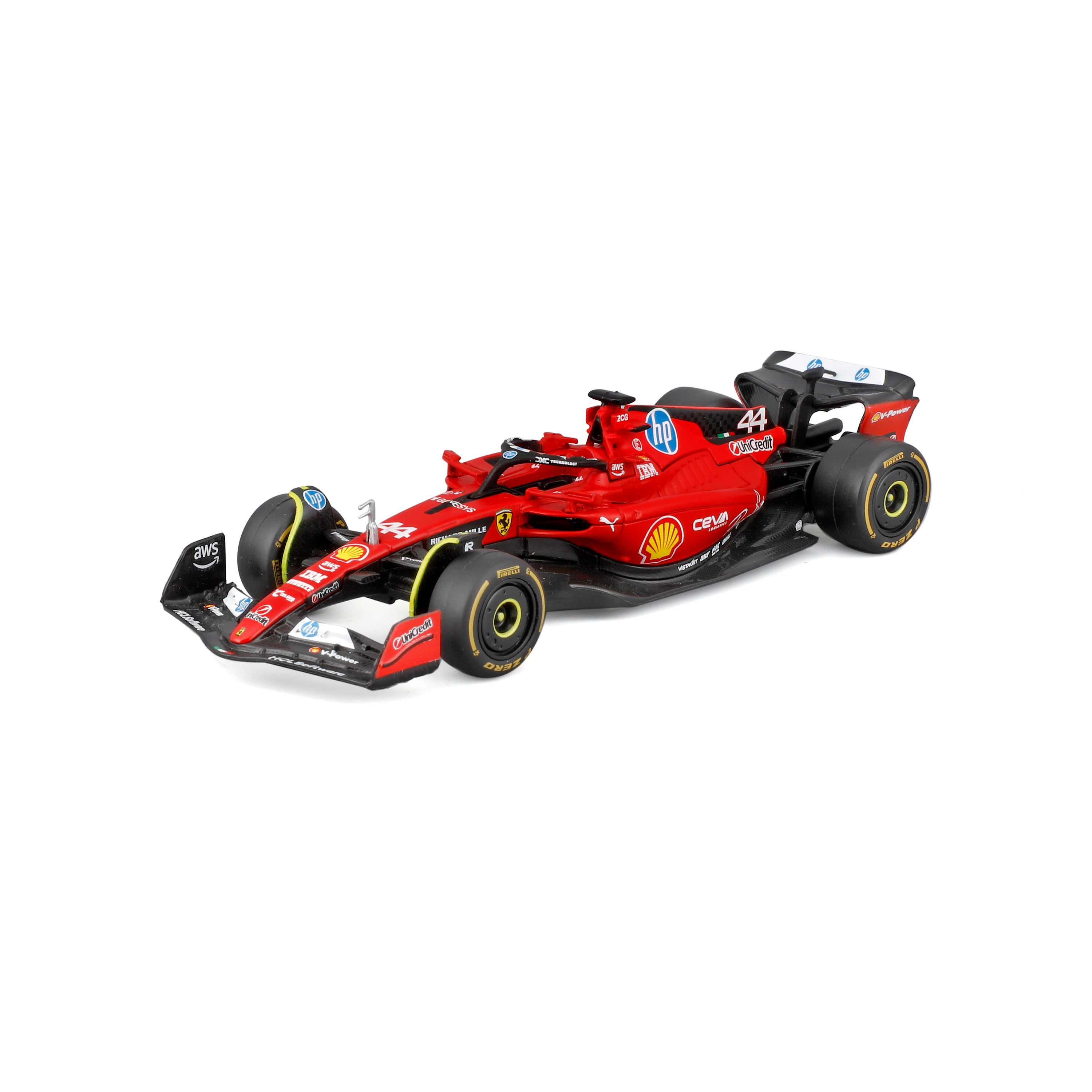 Ferrari SF-23 Test Fiorano #44 Lewis Hamilton – 1:43 Scale Diecast Model with Official License