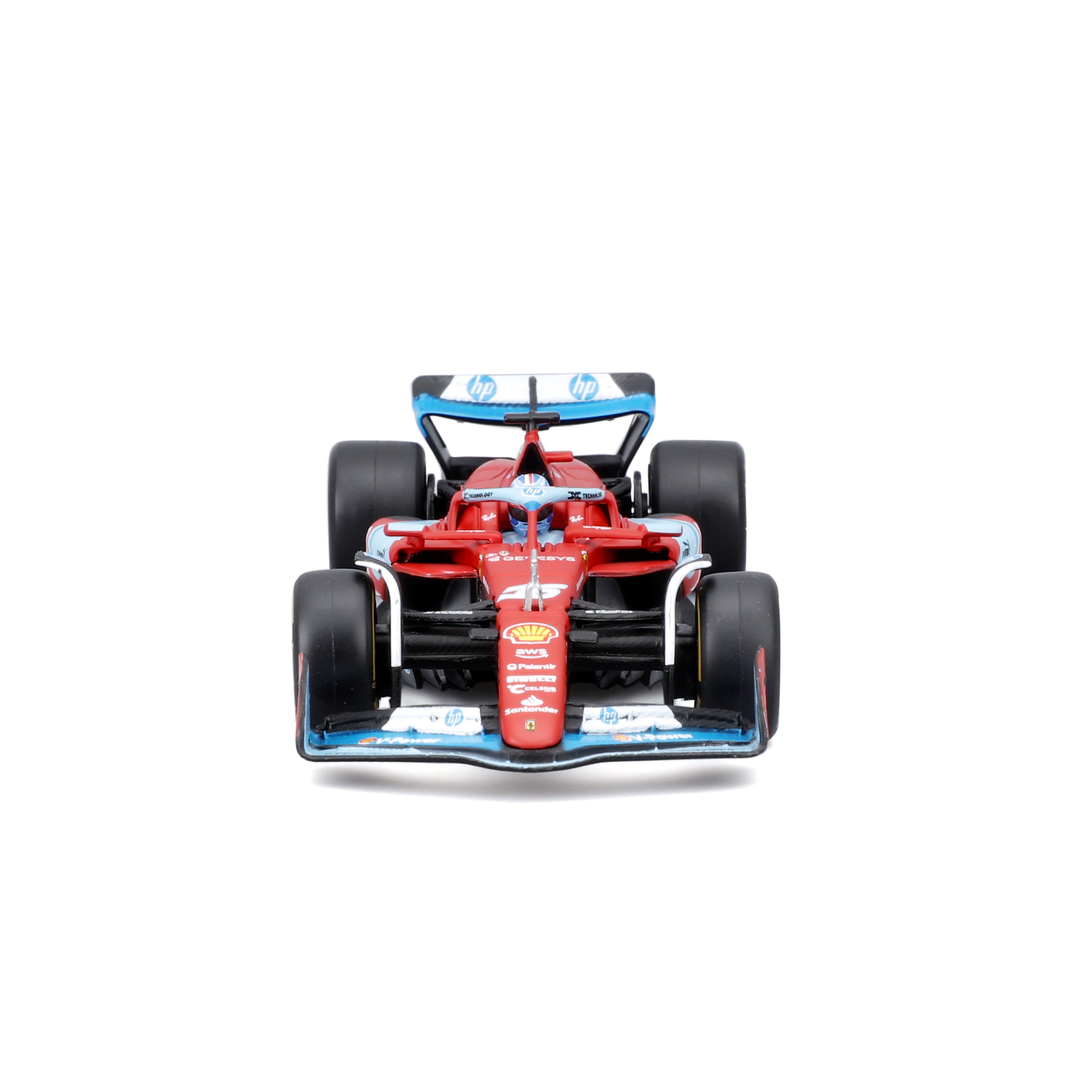 Ferrari F1 SF-24 Charles Leclerc #16 Miami GP 2024 Livery 1:43 with Driver and Display Case