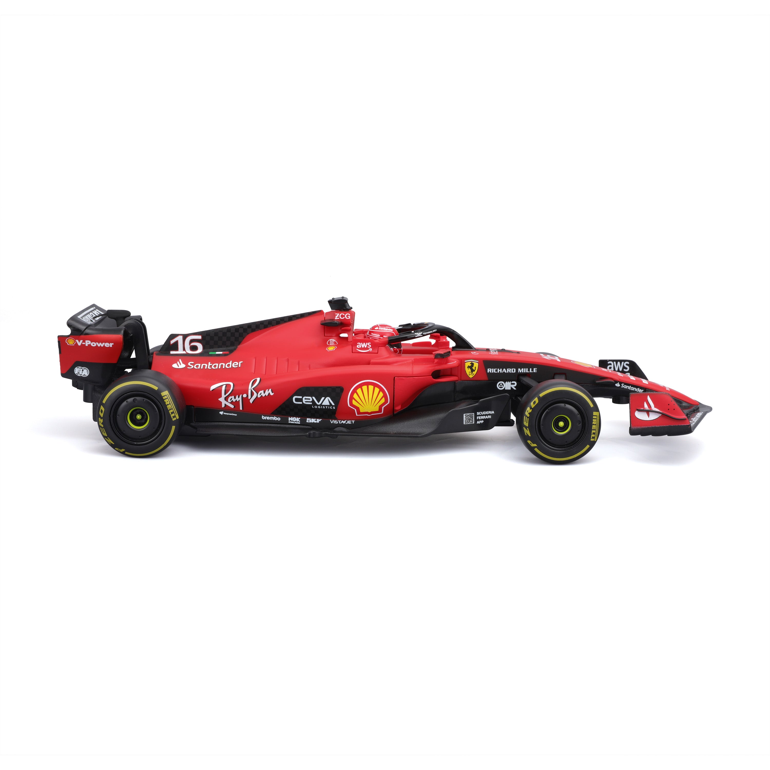 Ferrari F1 SF-23 RC Vehicle – 1:24 Scale Model