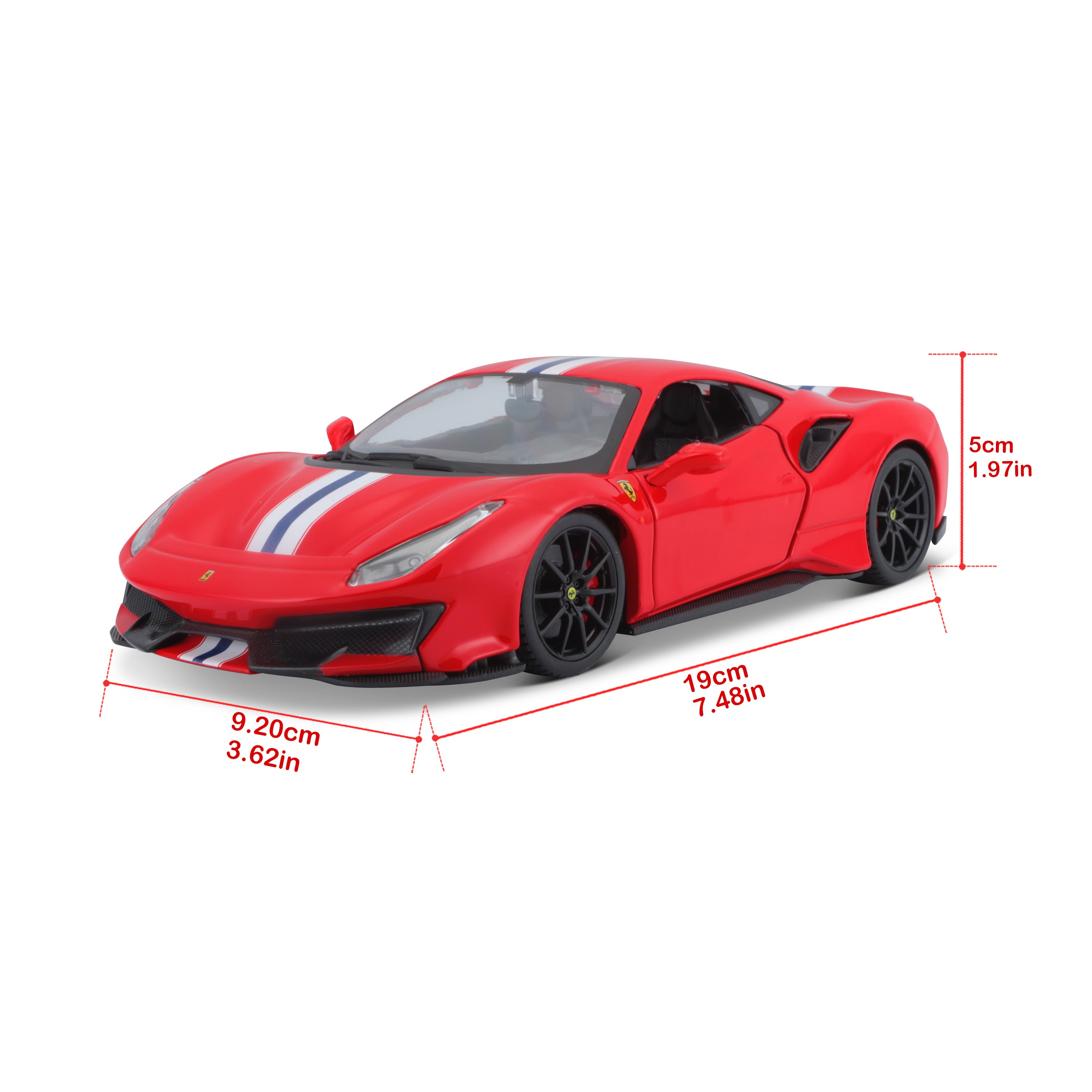 Ferrari 488 Pista R&P 1:24 Red