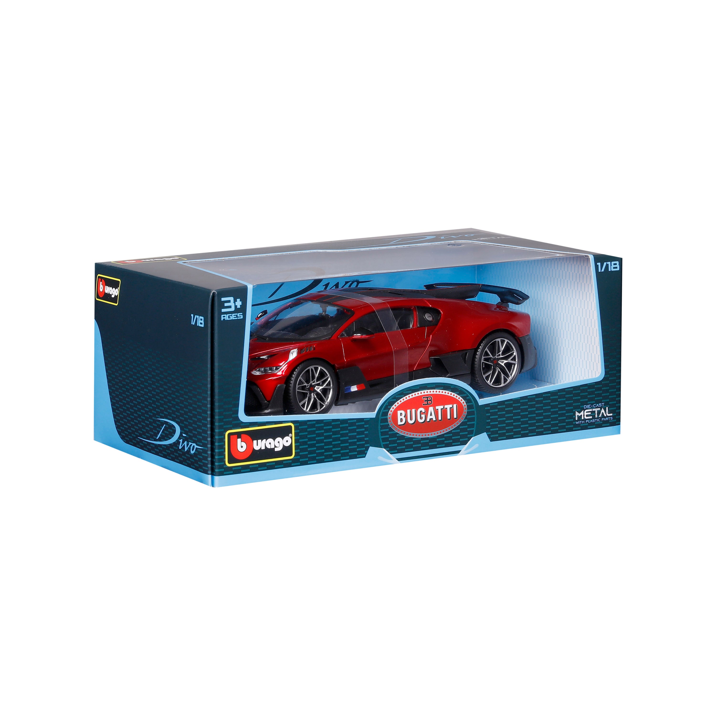 BUGATTI DIVO 1:18 Red