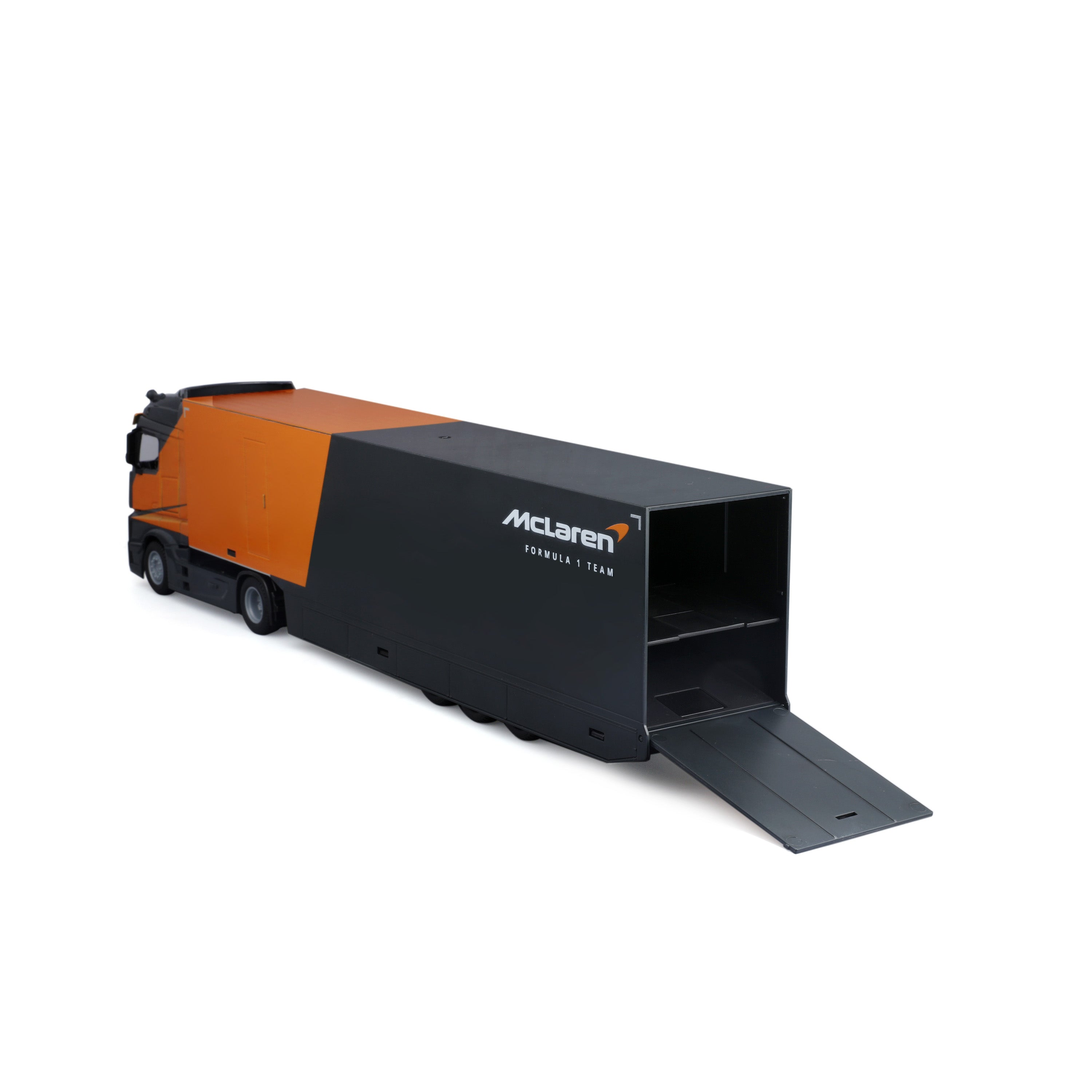 Mercedes Semi Truck with McLaren MCL38 #4 Lando Norris – 1:43 Diecast Model