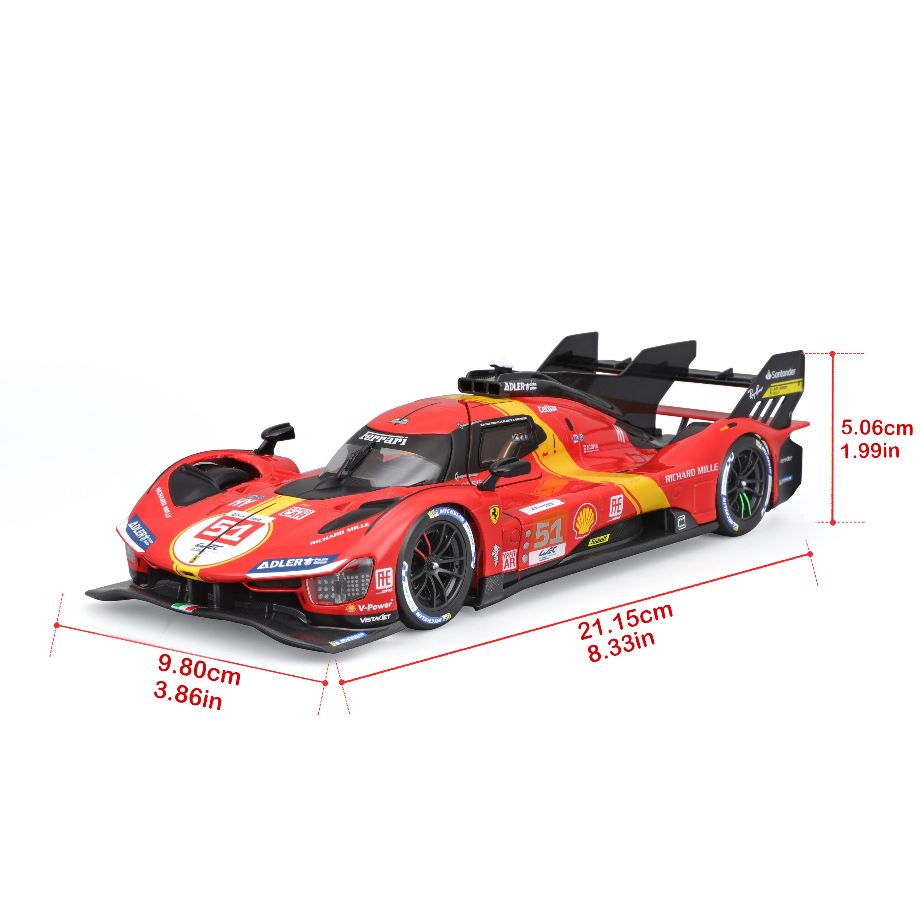 Model Kit Ferrari 499P #51 24h Le Mans Champion 2023 – 1:24 Scale