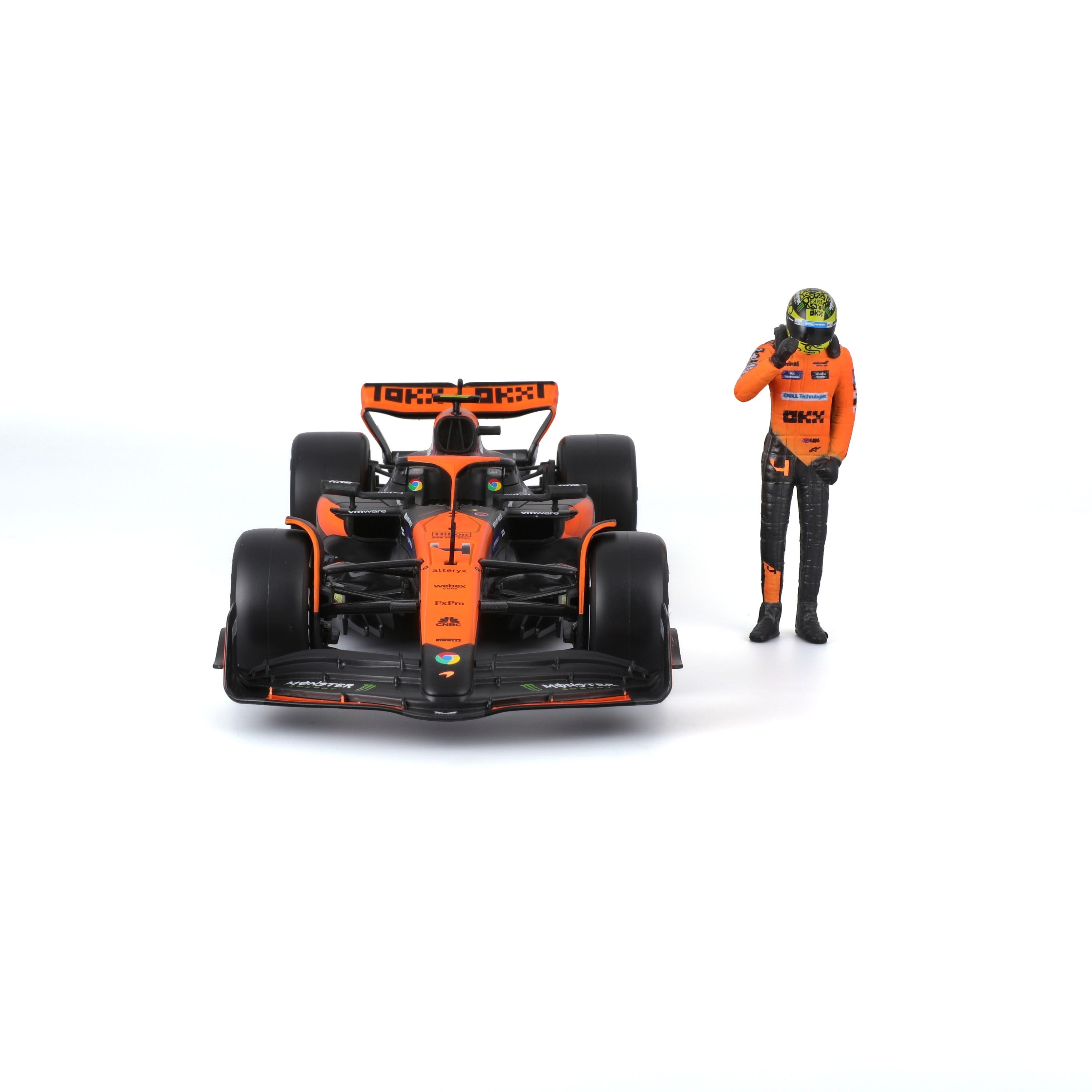 McLaren MCL38 Lando Norris #4 F1 2024 – 1:24 Scale Diecast Model with Driver