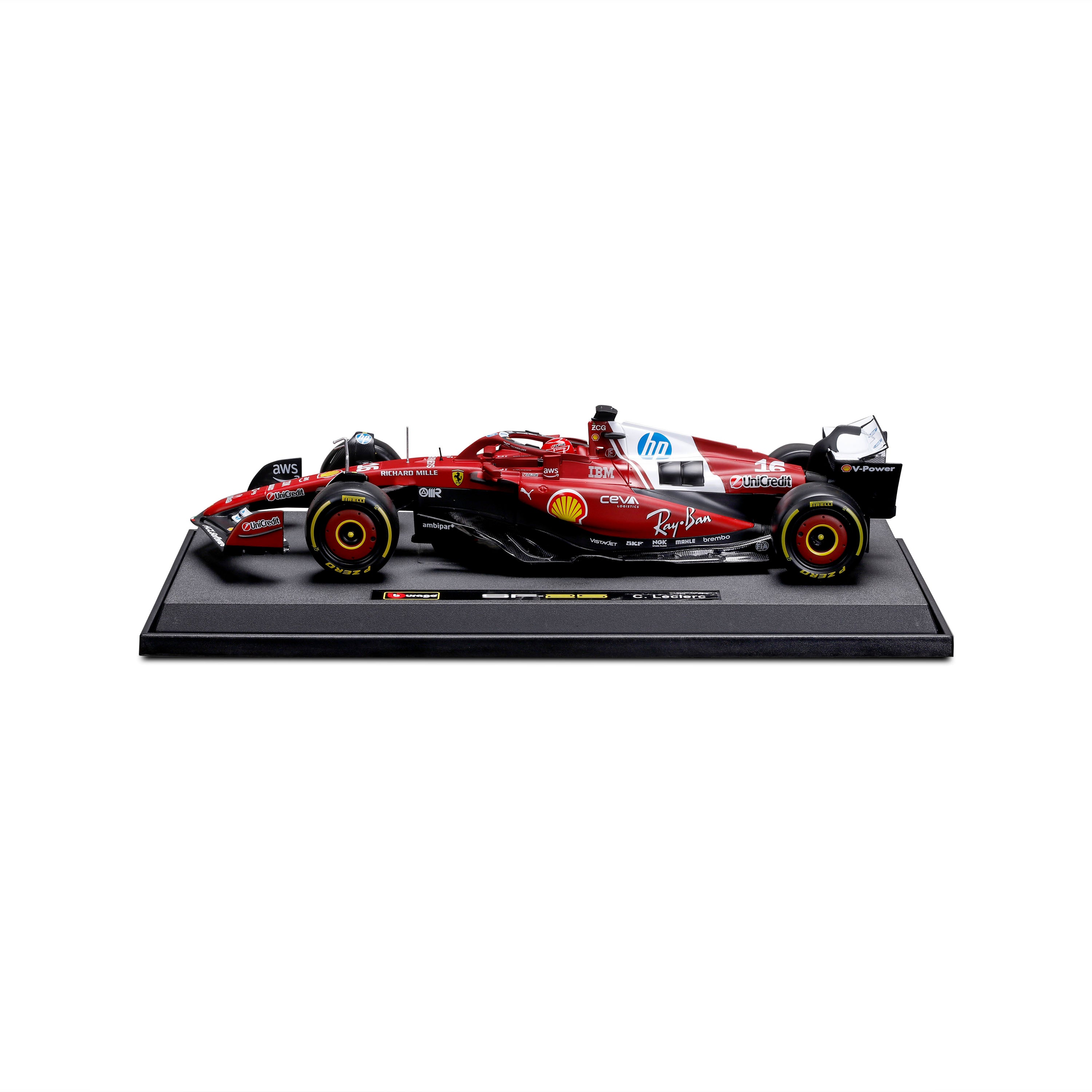 F1 Ferrari SF-25 #16 Charles Leclerc F1 2025 – 1:18 Diecast Model with Official License
