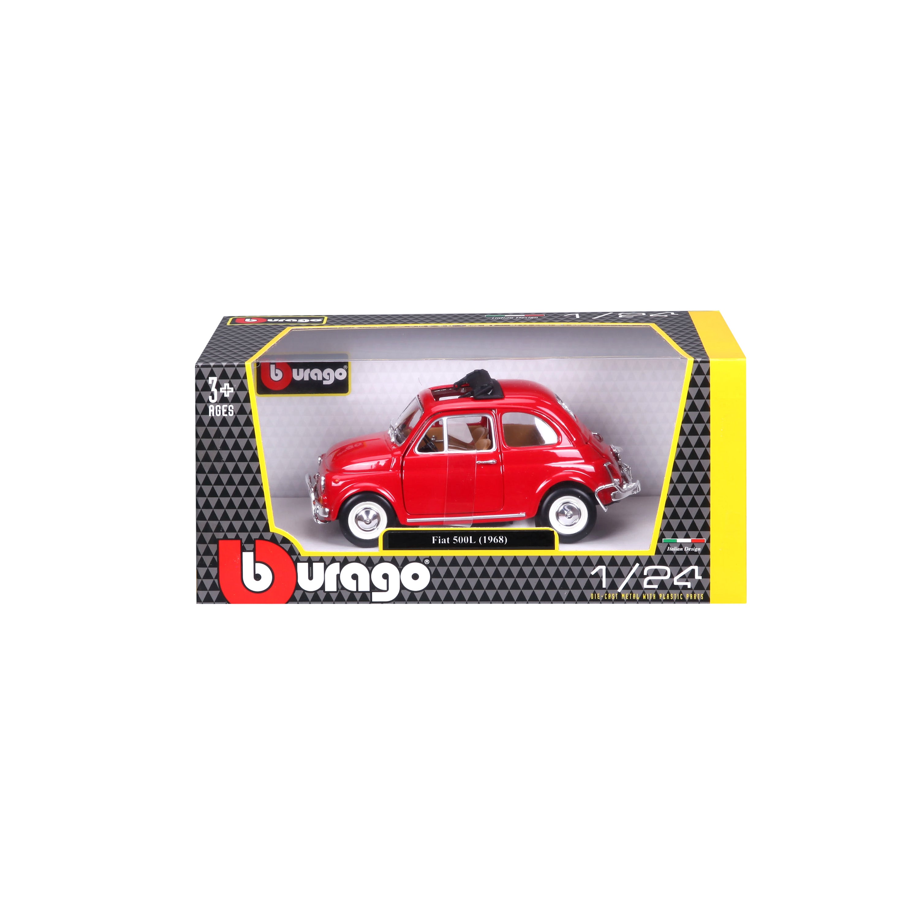 FIAT 500L (1968) 1:24 Red
