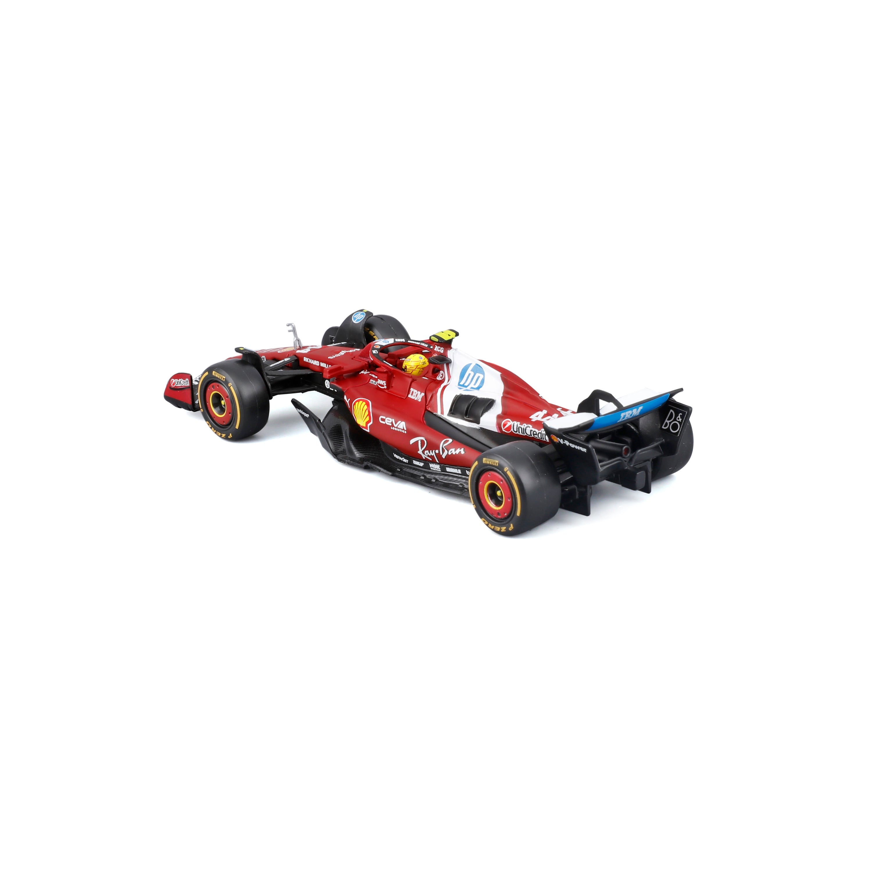 Ferrari SF-25 Lewis Hamilton #44 F1 2025 Red Diecast Model 1:43 with Display Case