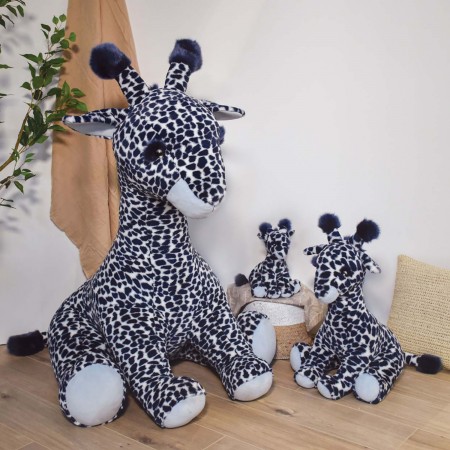 Peluche Girafe Bleue - 100 cm