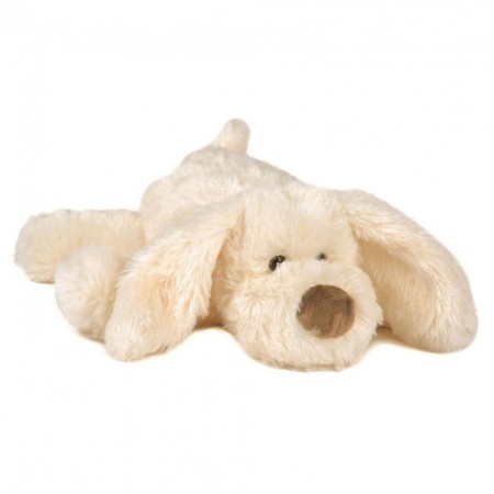 Peluche Chien Blanc - 25 cm