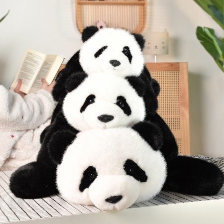 Peluche lestee Panda Bao - 32 cm