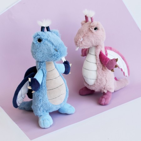 Peluche Dragon Bleu - 30 cm