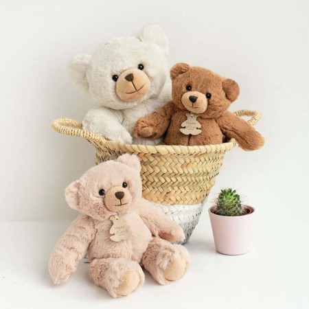 Ours en Peluche - Beige sable - 35 cm