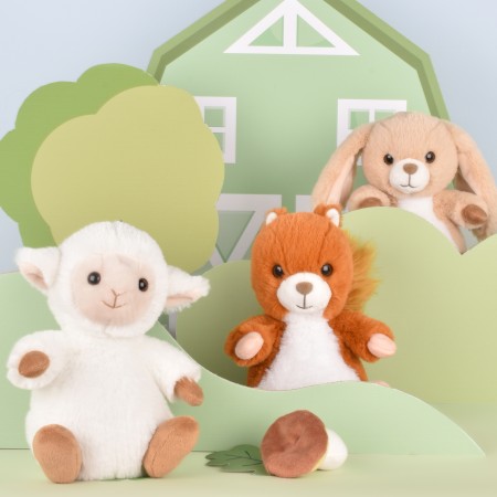 Peluche mouton ivoire - 20 cm