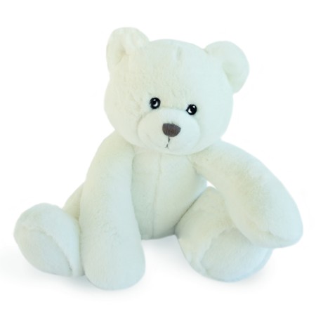 Peluche personnalisée Je t'Aime - Ours en Peluche blanc cassé - Édition limitée - 25 cm
