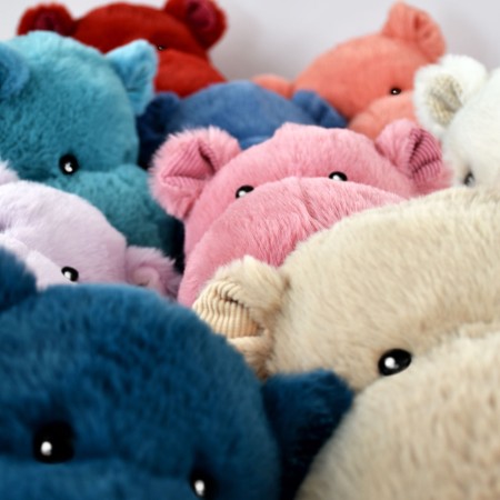 Peluche Hippopotame HIP'HUG Terracota - 25 cm